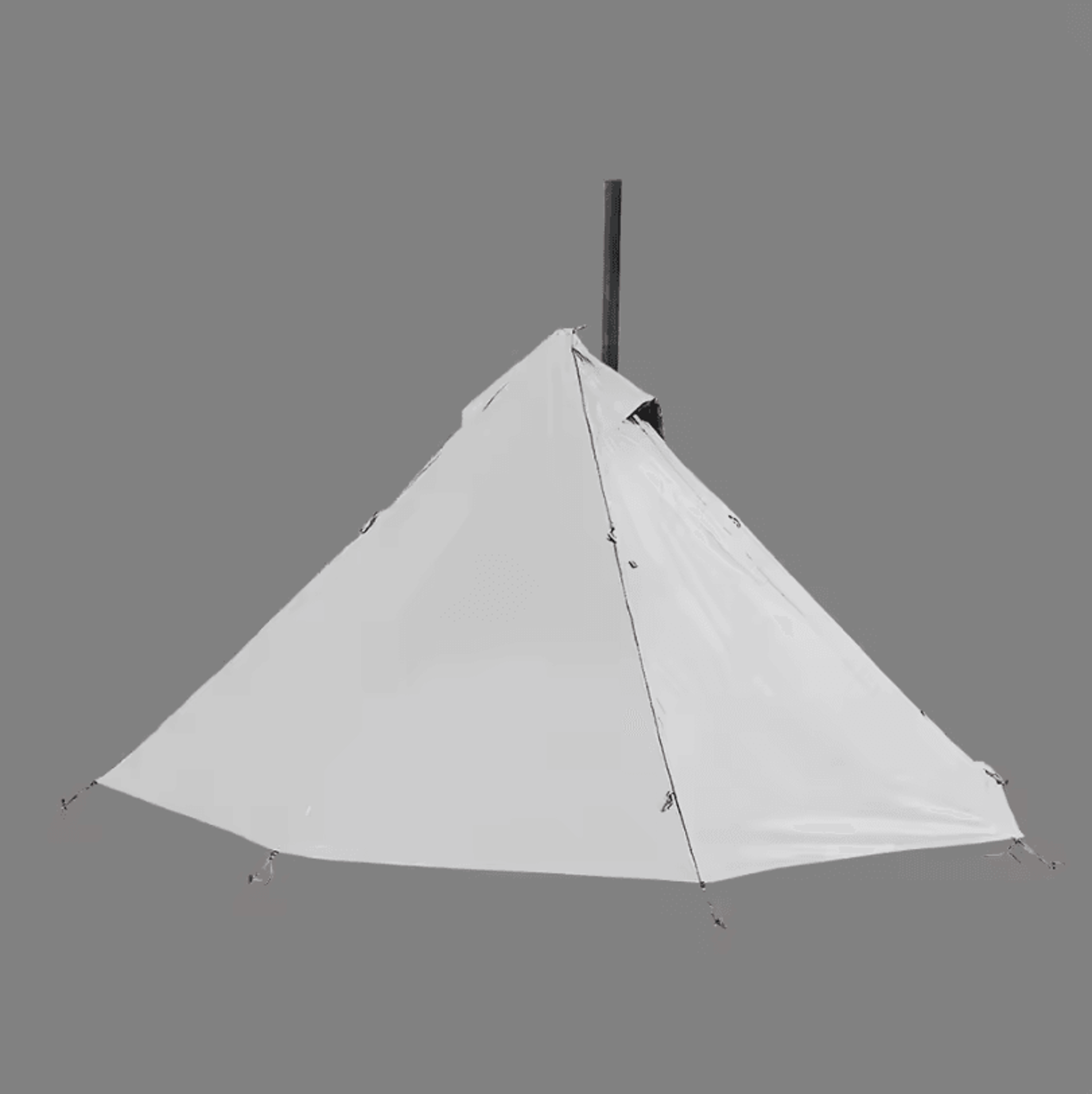 Ultralight Hot Tent With Chimney Window  OnePerson Double Layer Tipi Teepee Bushcraft Shelter 6
