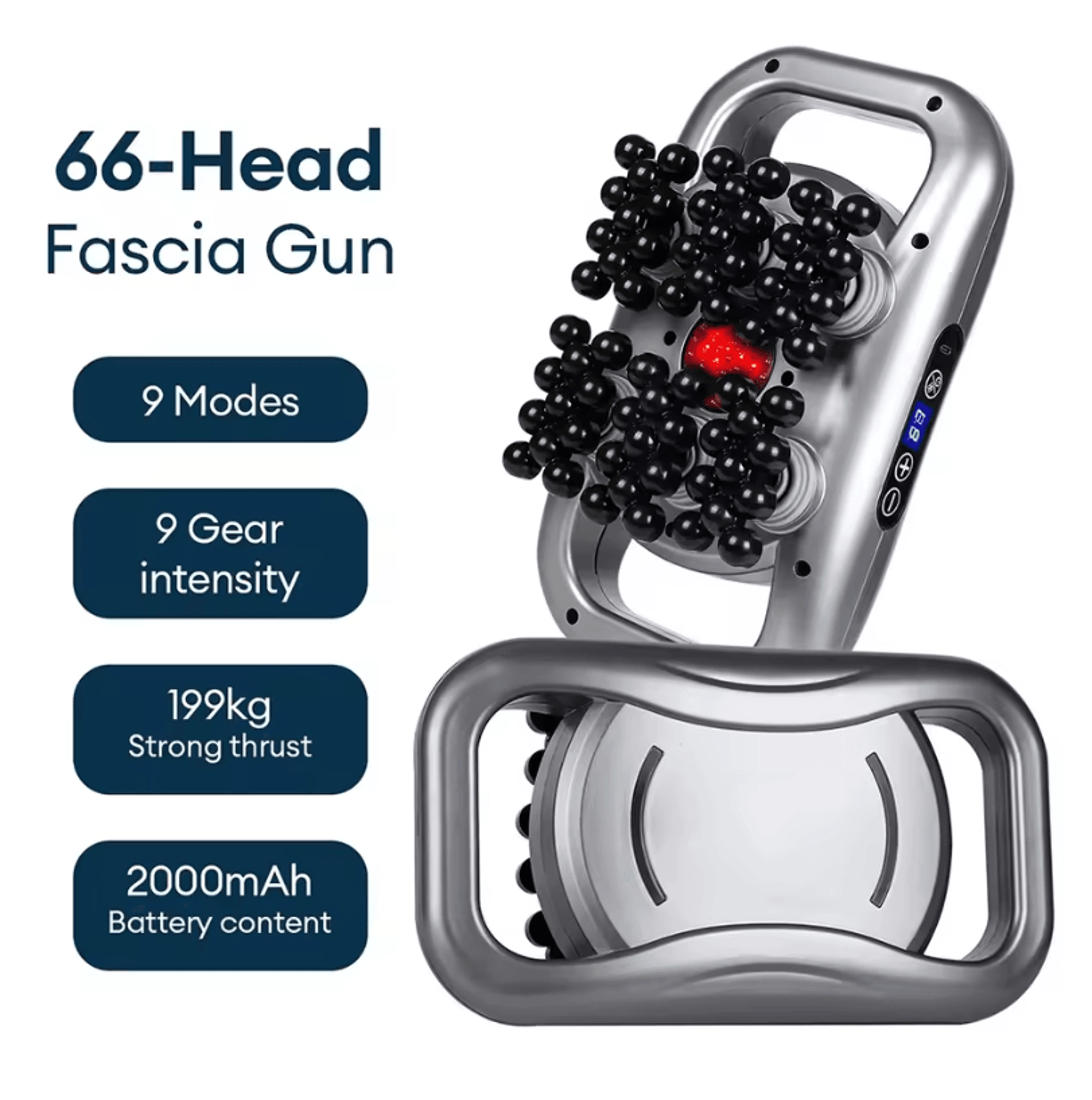 66Head High Frequency Massage Gun  Fascia Vibration Body And Deep Tissue Massager 13