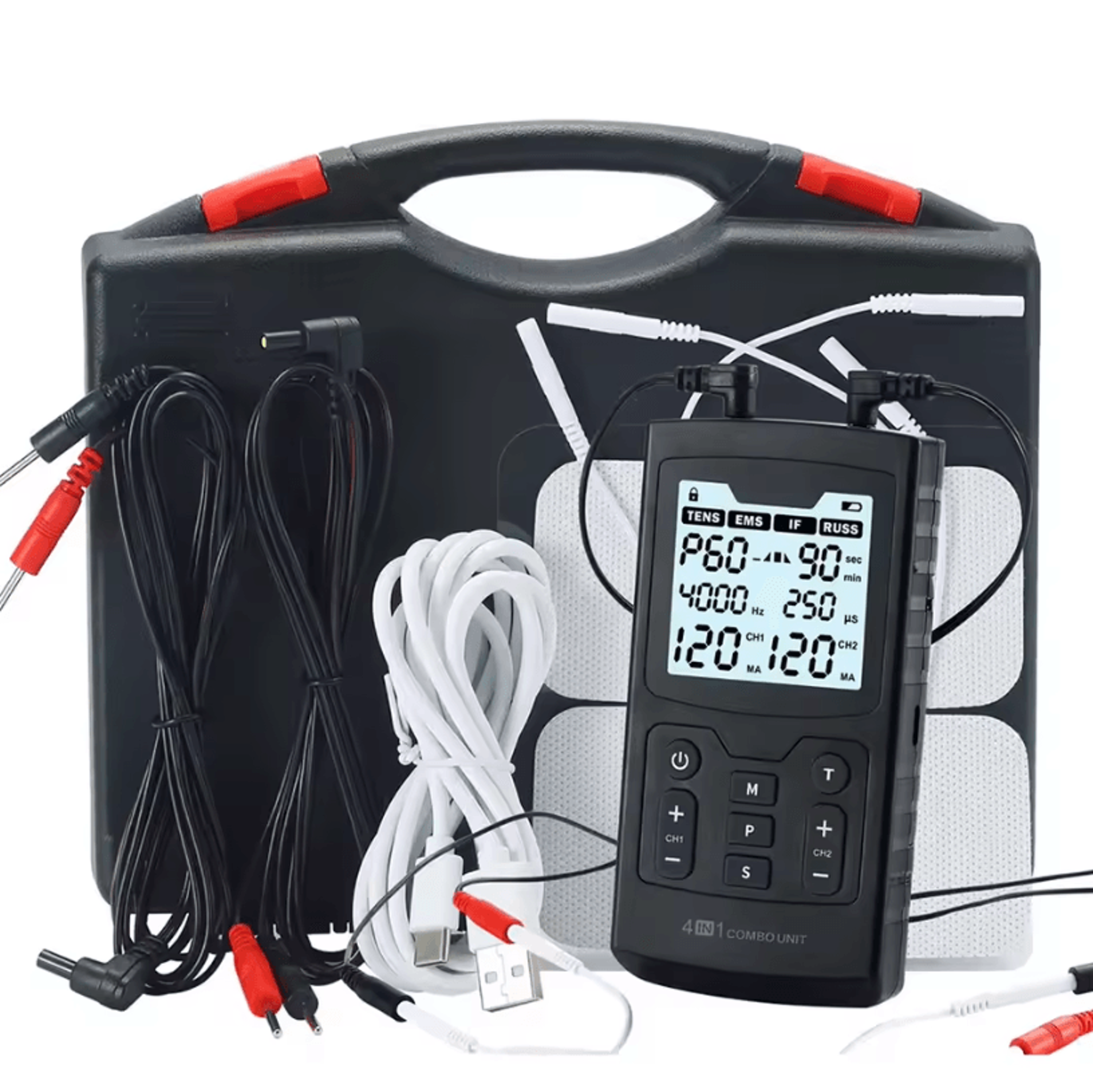 4in1 Electric Muscle Stimulator  HighFrequency Pulse Physiotherapy Device 6