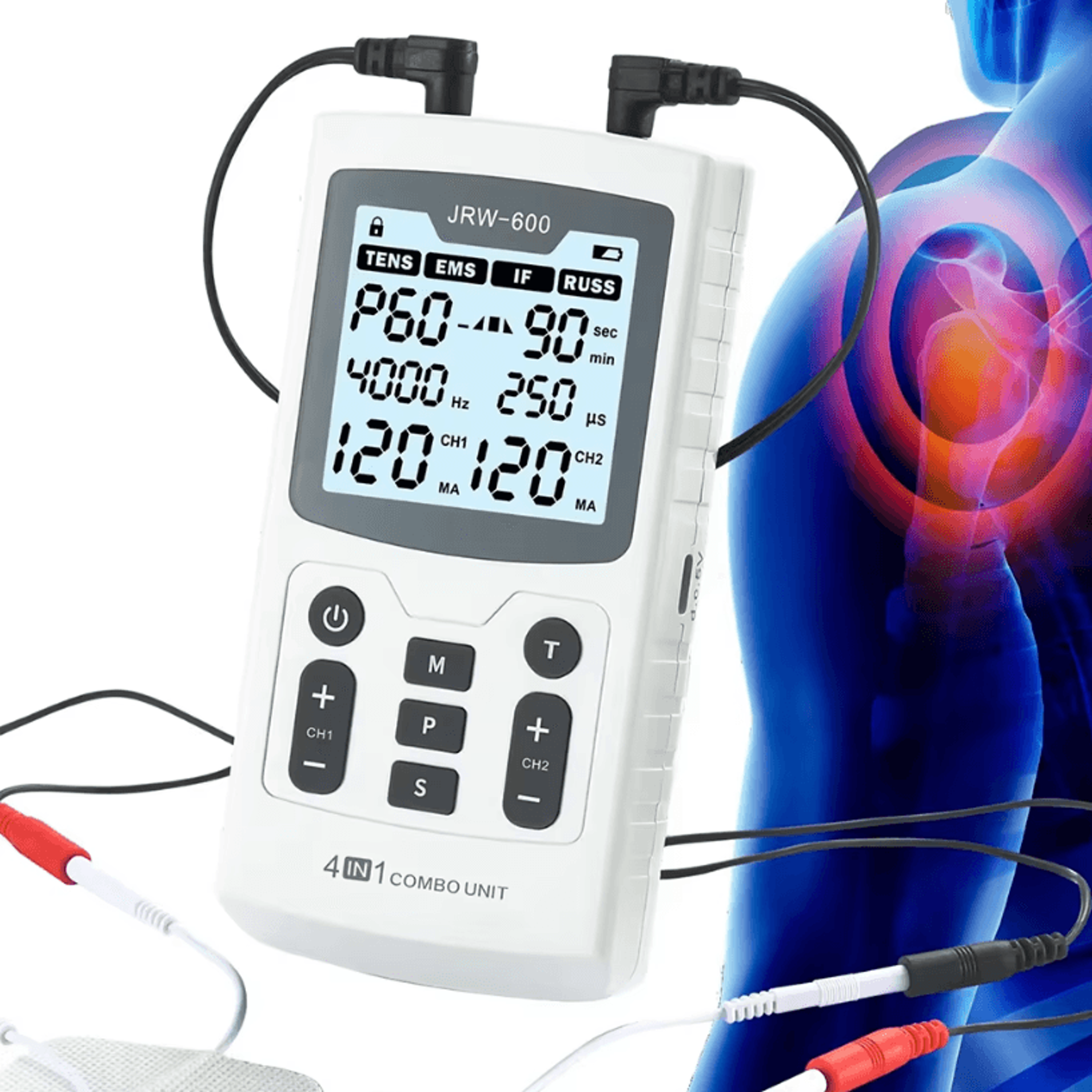 Advanced 4Mode Muscle Therapy Electro Stimulator For Pain Relief And Recovery 1