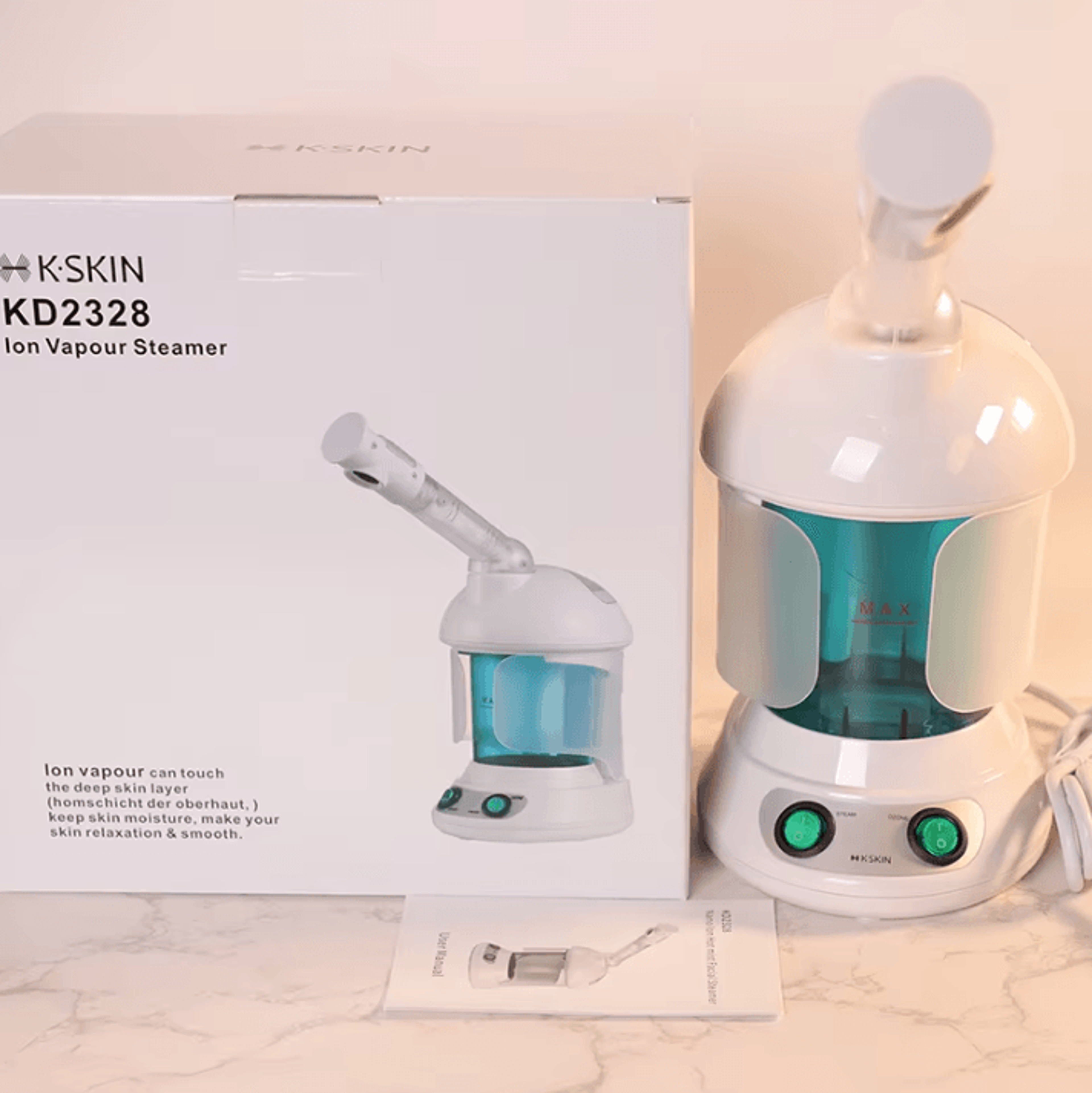 Portable Ionic Facial Steamer  Professional Face Mist Spray And Hydration Device 4
