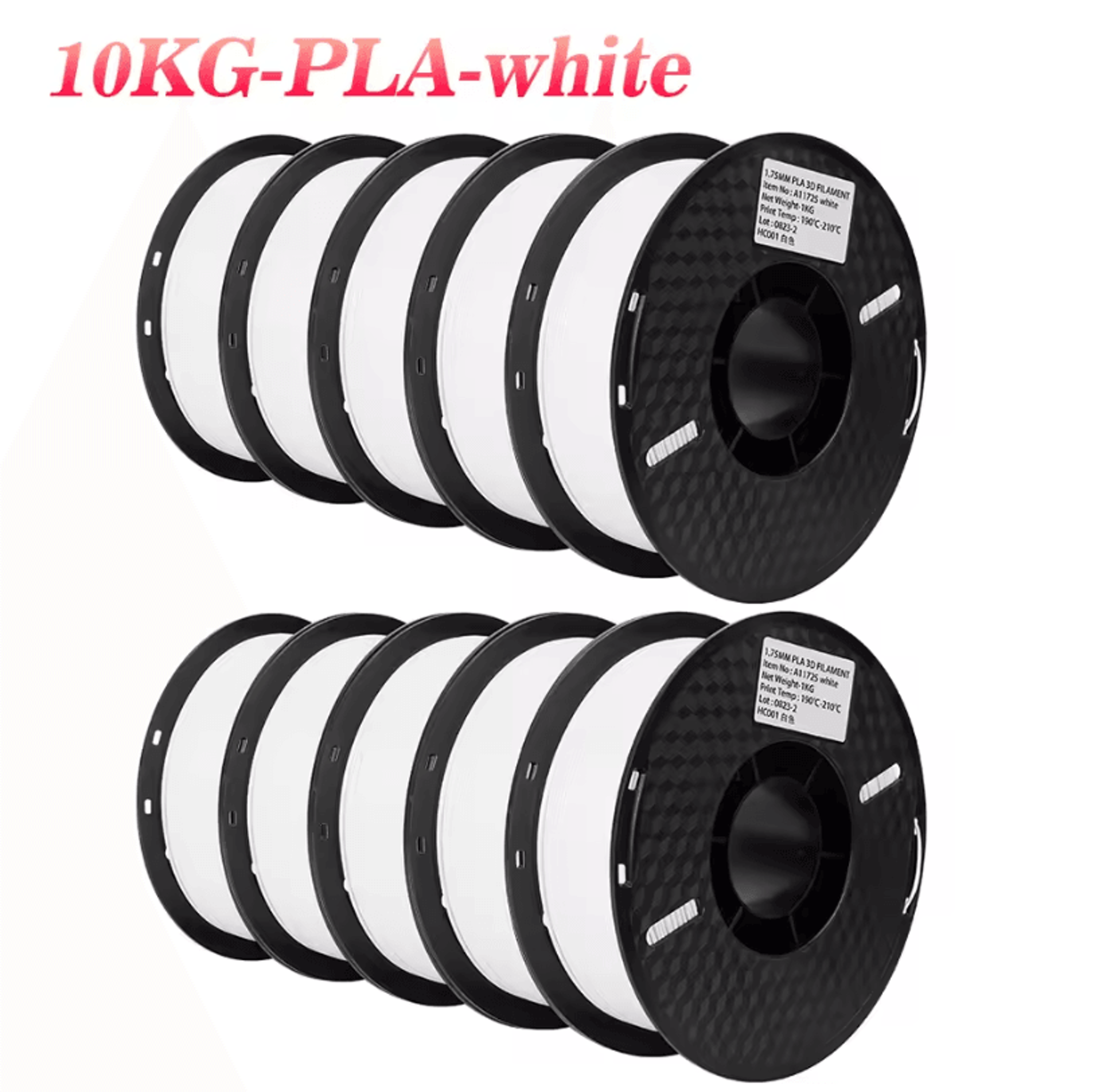 KINGROON 10kg PLA  PETG 175mm 3D Printer Filament Bundle  Mixed Colors FDM Material 9
