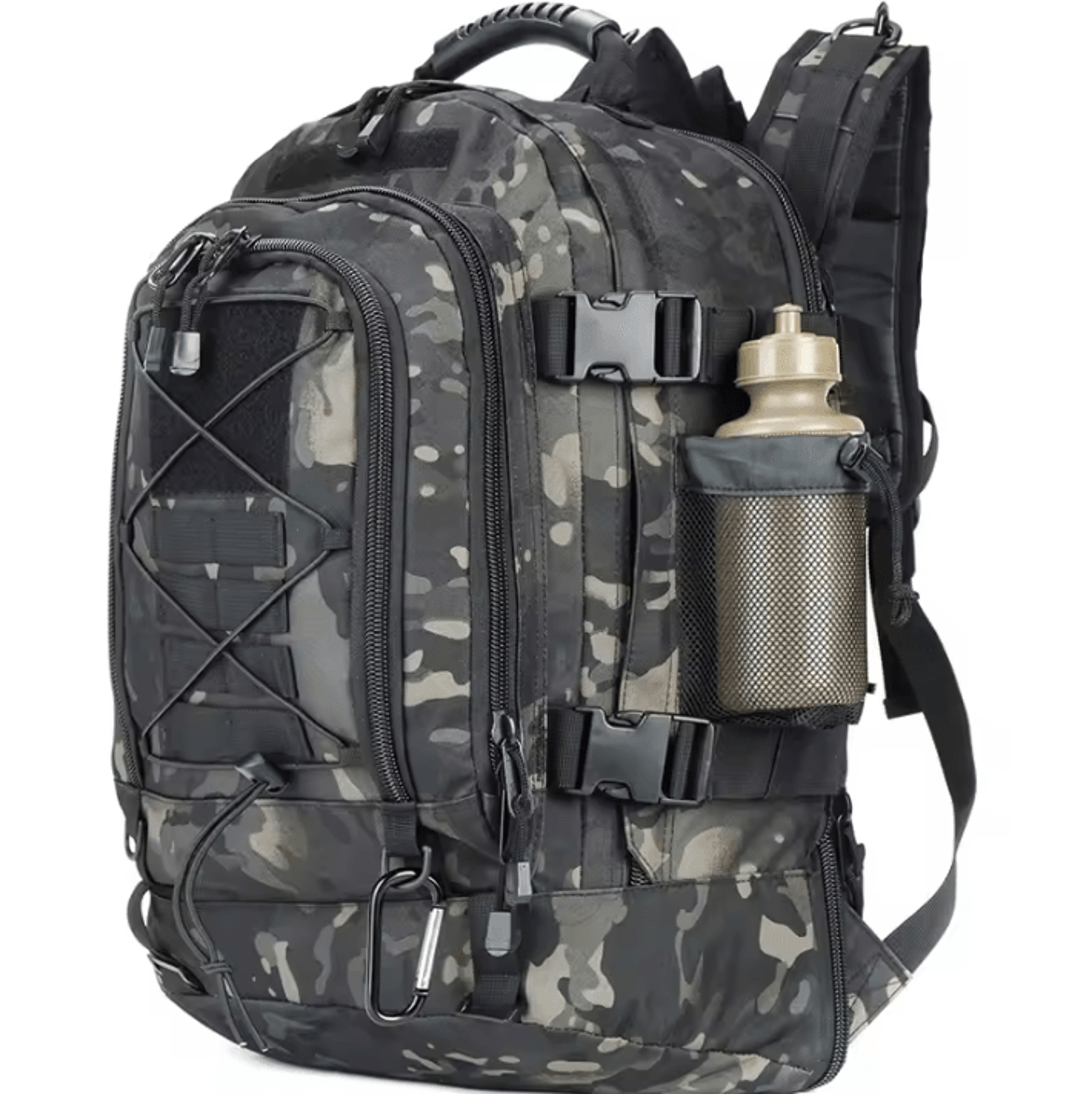 Premium 60L Tactical Backpack  Military MOLLE Rucksack For Outdoor Adventure 9
