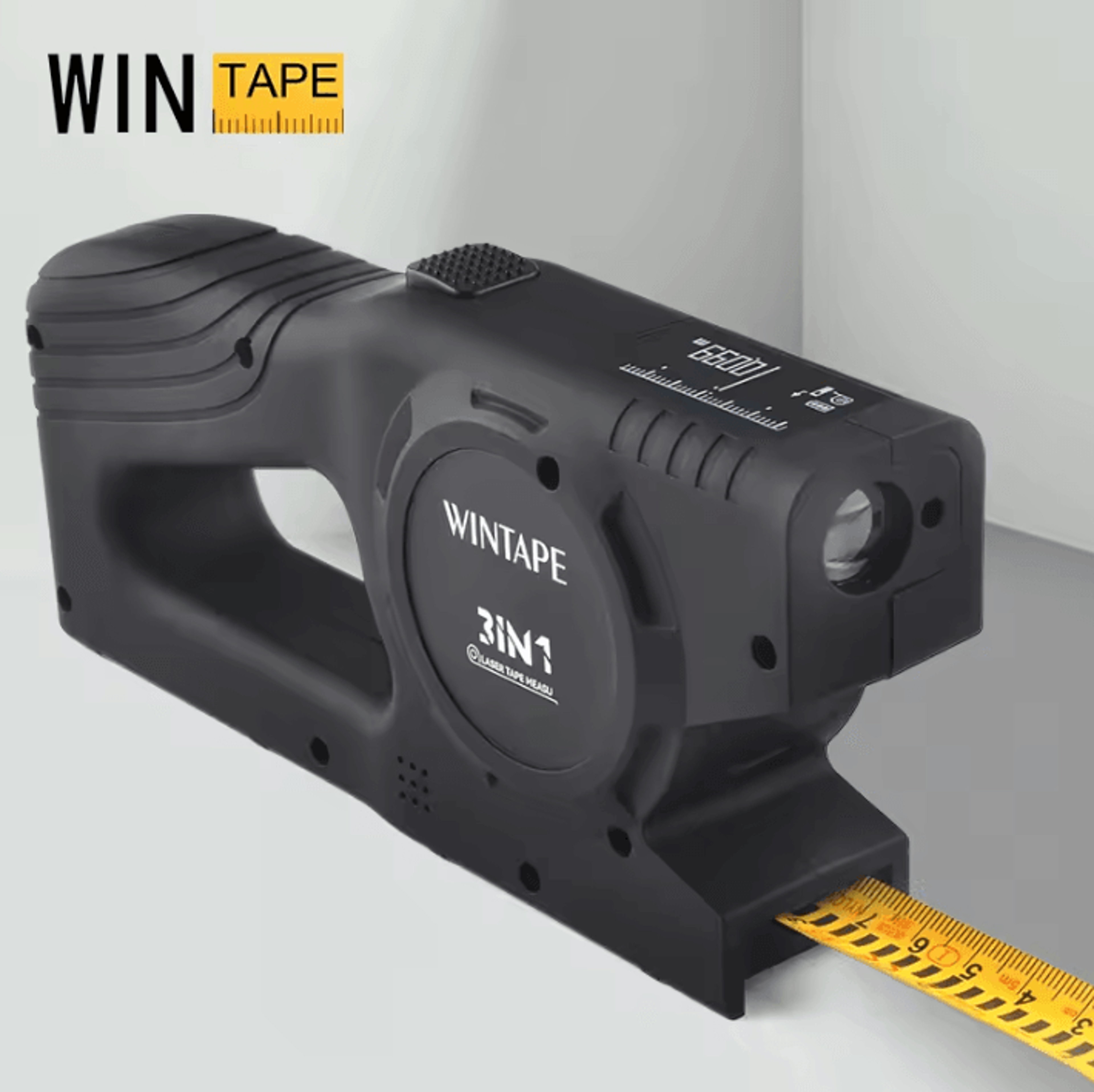 50 Meter Wintape ThreeinOne Digital Laser Distance Meter With Digital Display 2
