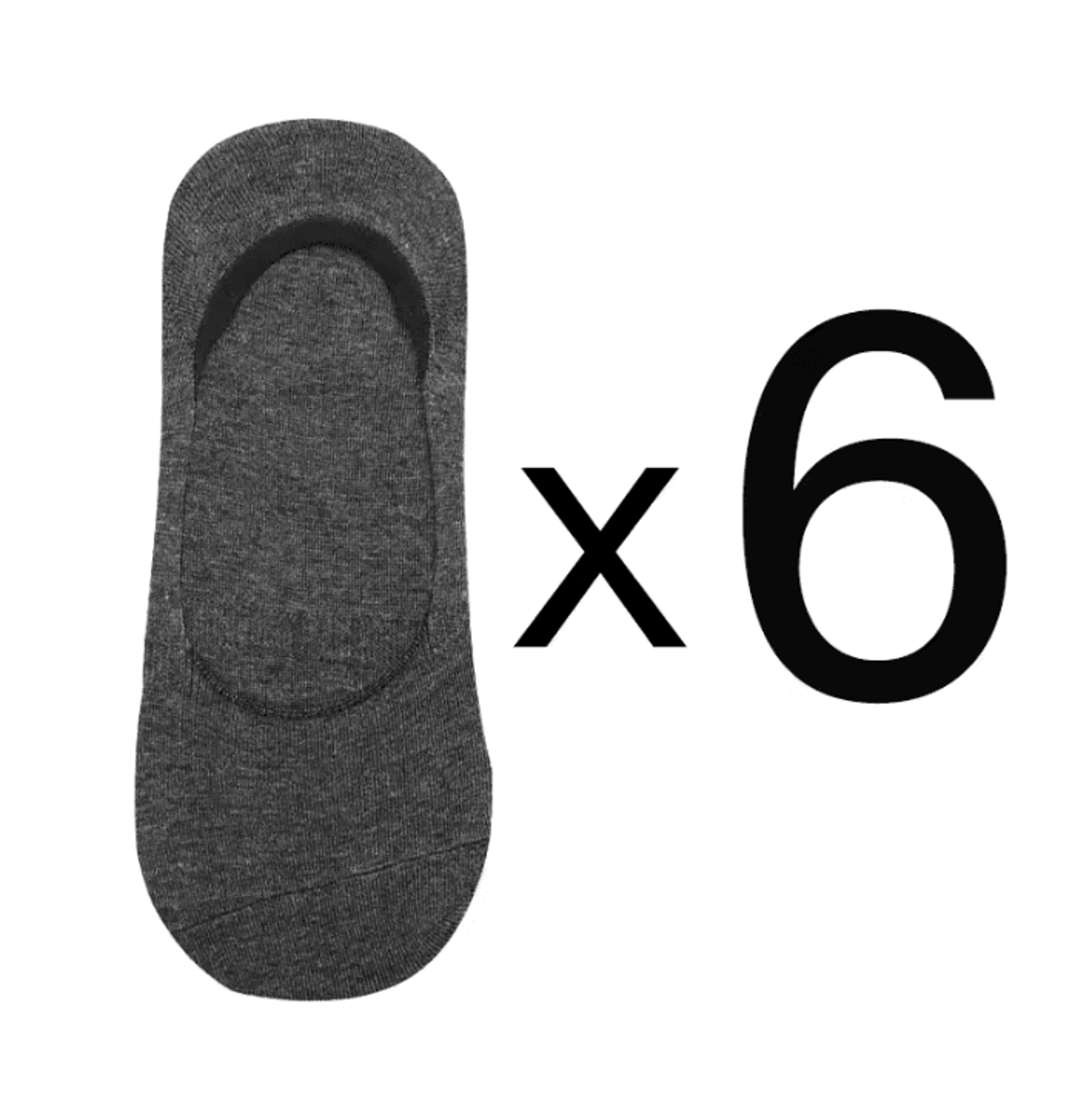 6 Pairs Mens Bamboo Breathable Invisible Socks  Low Cut Casual No Show Socks 8