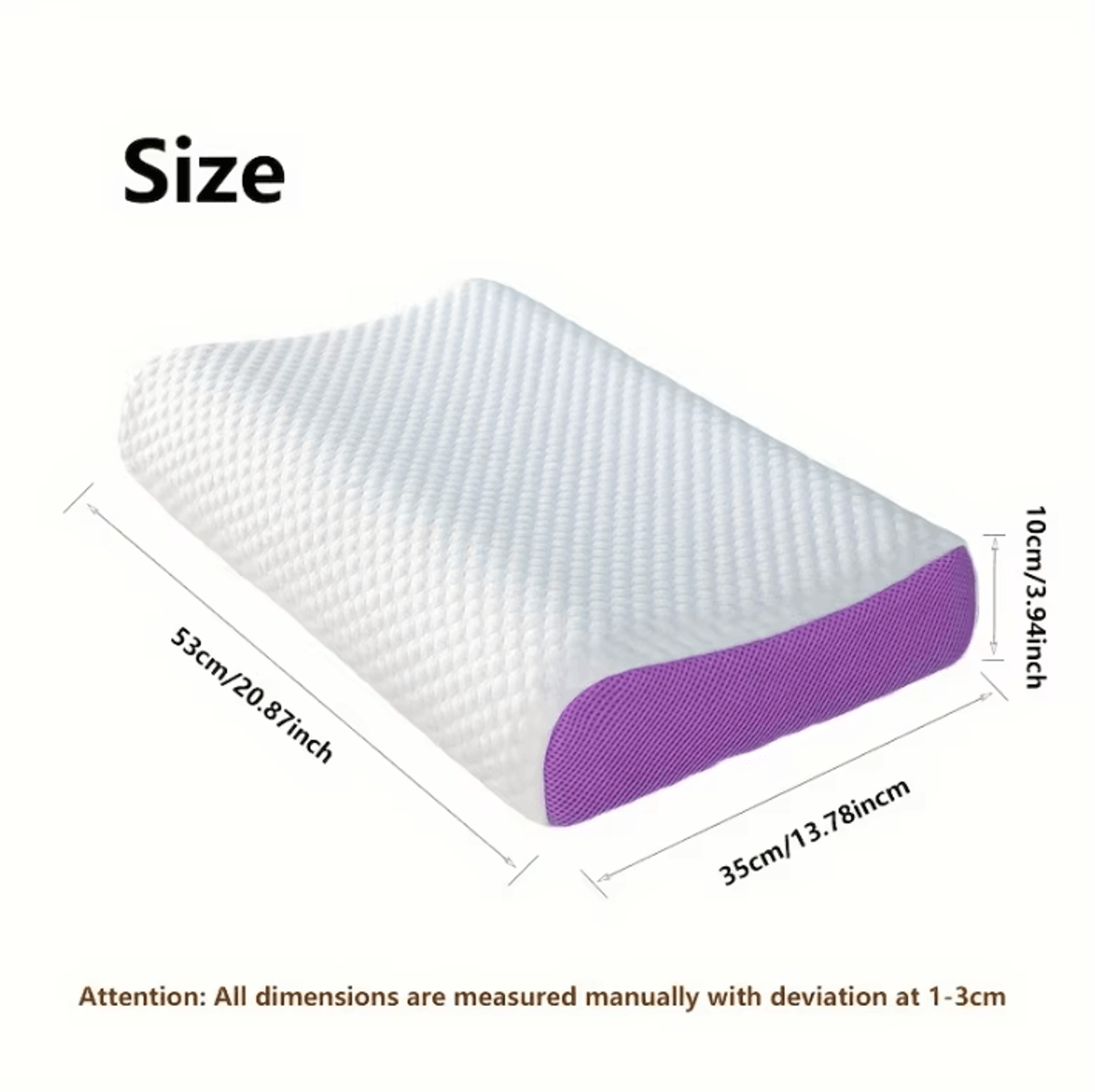 Pectin Breathable Air Layer TPE Pillow  Washable Zero Pressure Cervical Neck Pillow For Adults 2047 5