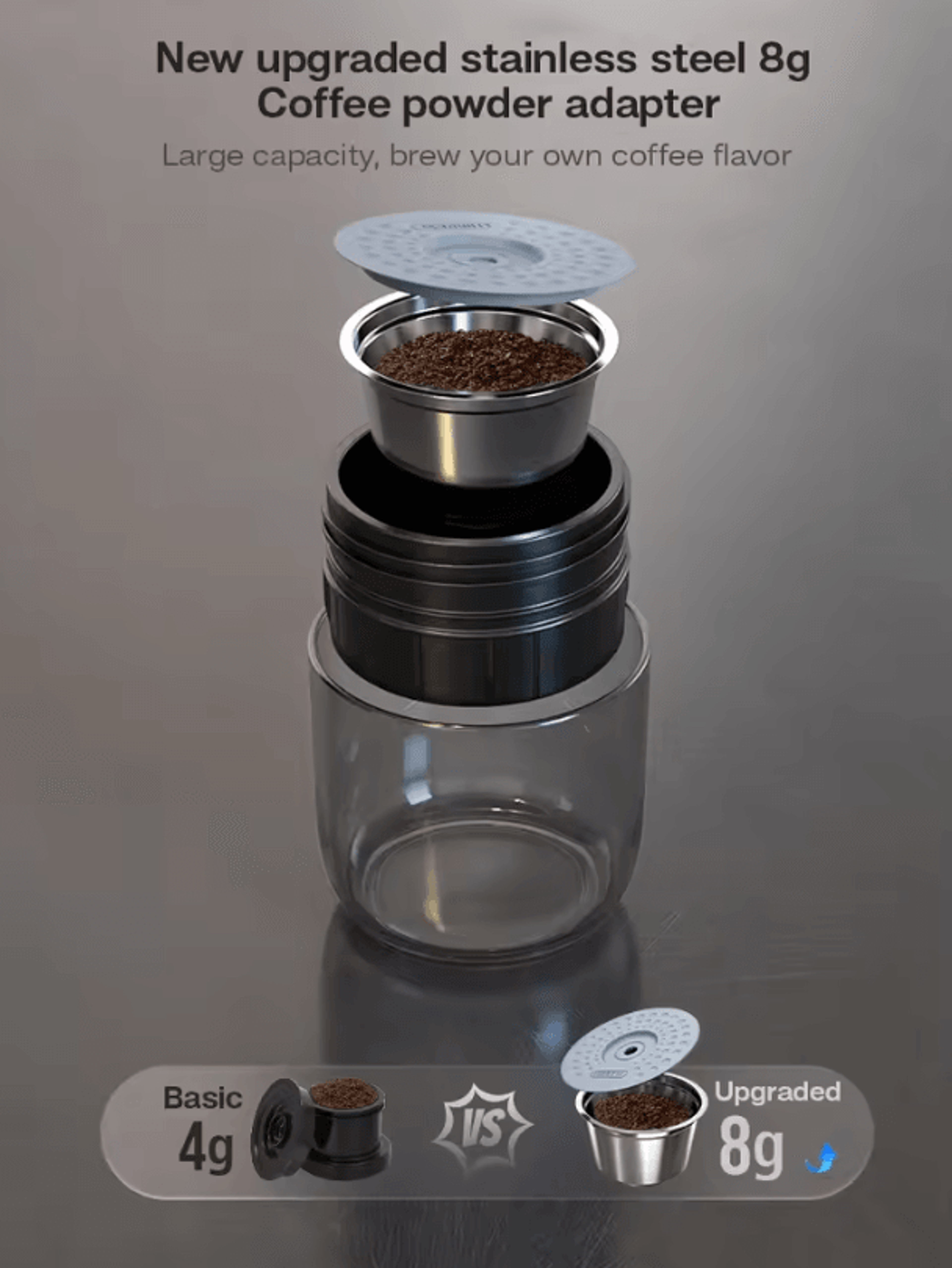 HiBREW Portable Coffee Machine For Car And Home  DC 12V Espresso Maker For Nespresso And Dolce Pods 5