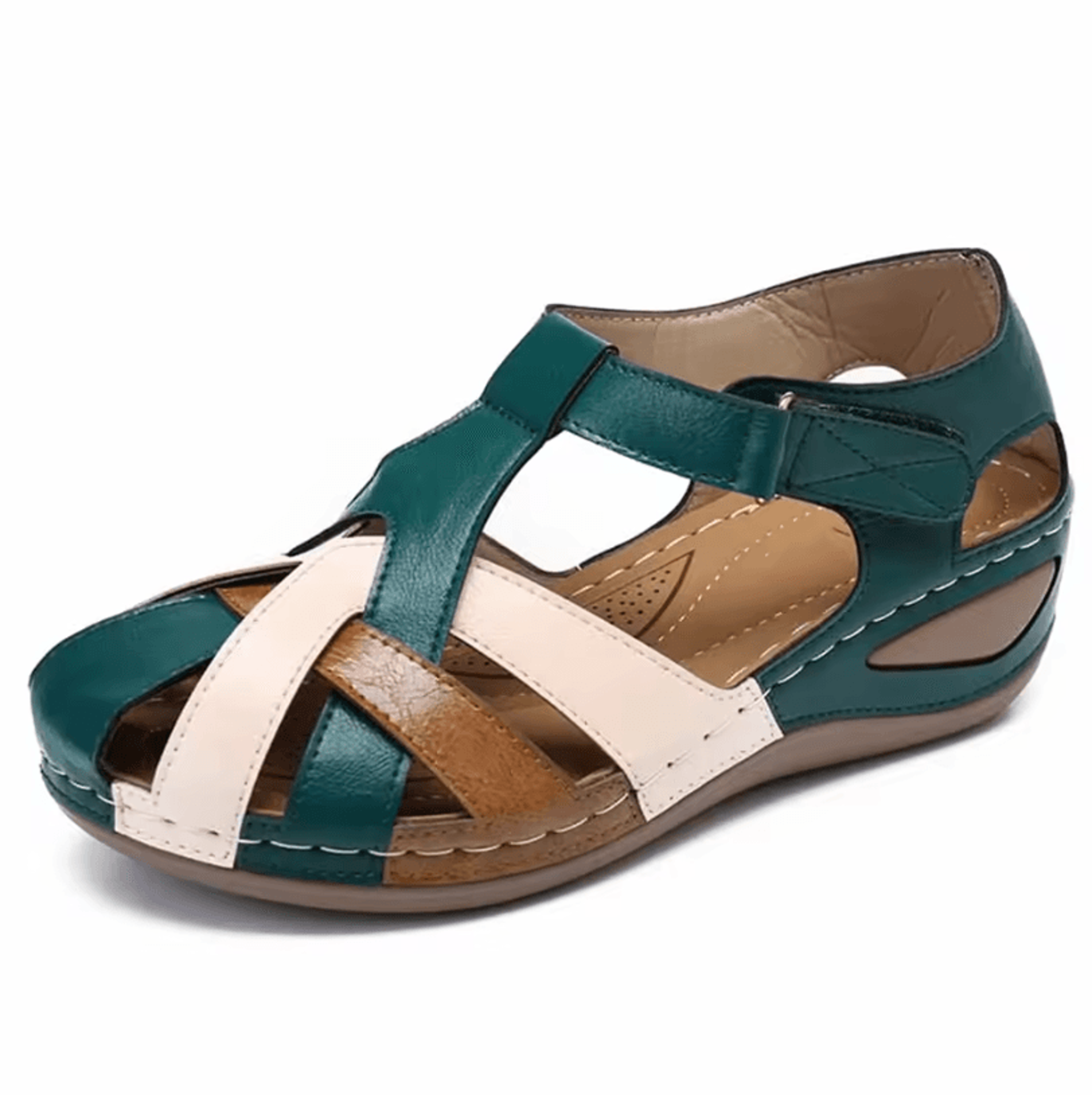 Womens Summer Sandals  Lightweight Comfortable Beach And Travel Footwear 7