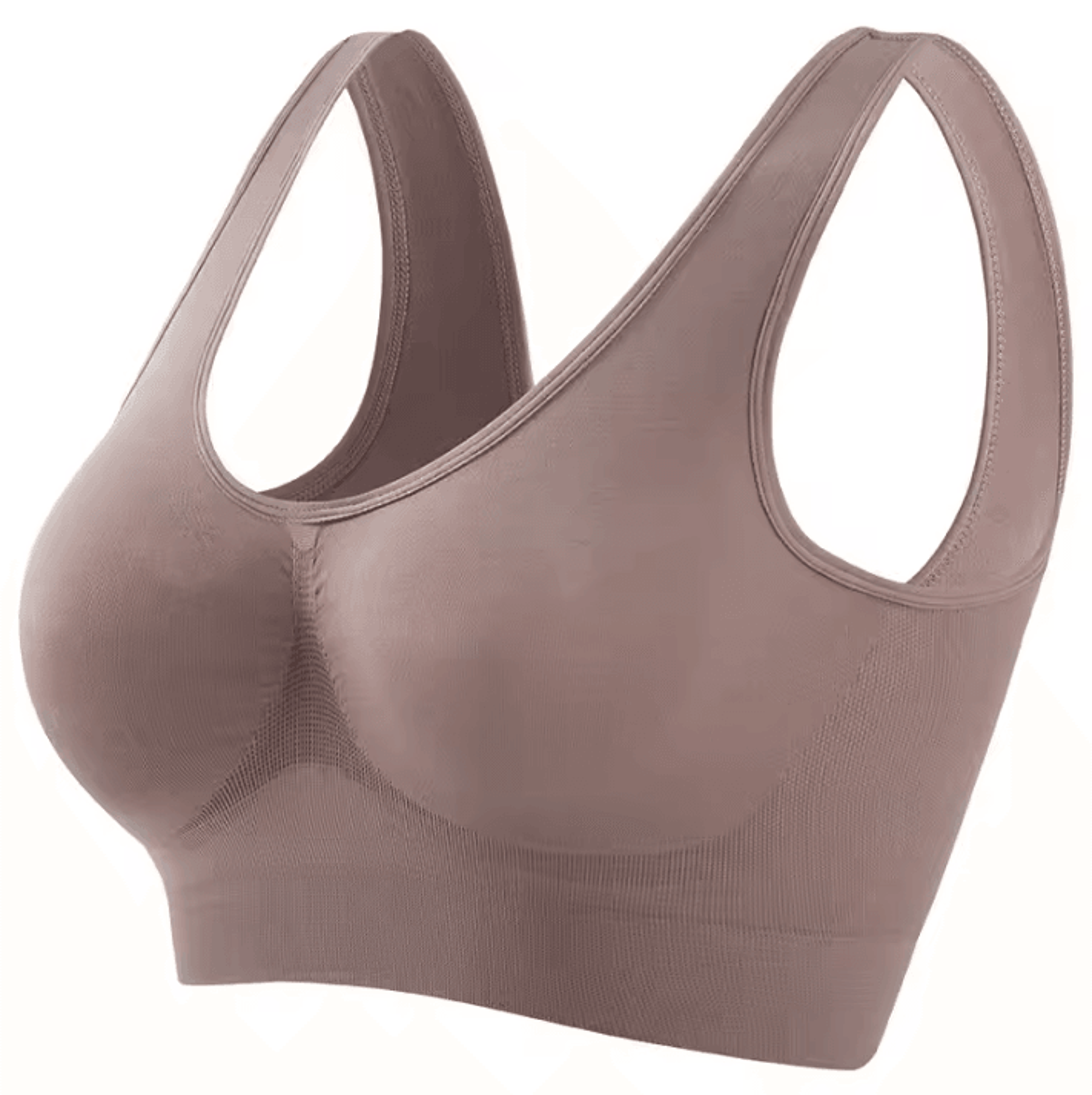 Womens Sports Bra Seamless PushUp Crop Top  Breathable Activewear Bra S5XL 15
