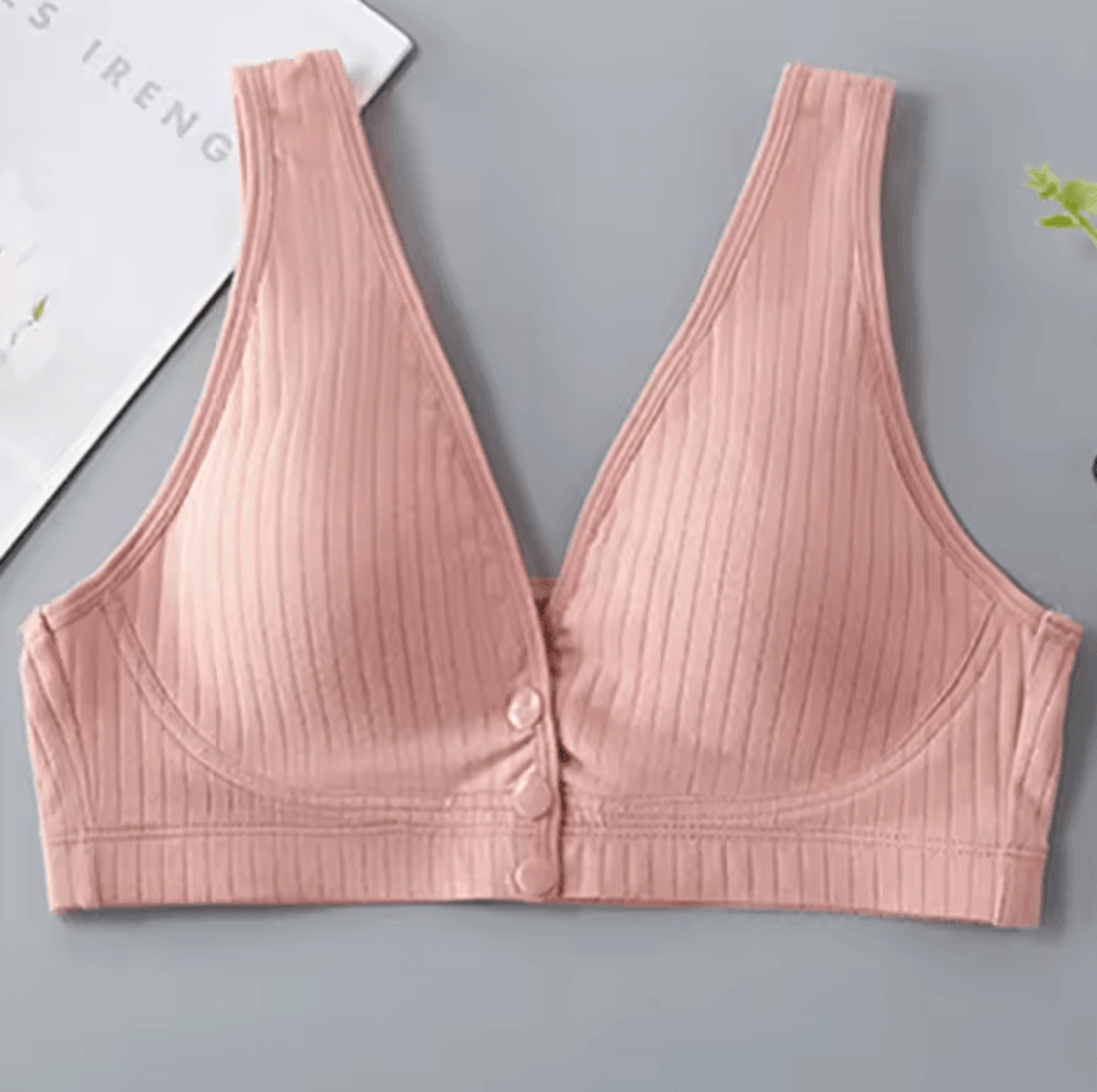 Pure Cotton Nursing Bra  Breastfeeding Maternity Bralette For Pregnancy And Plus Size Comfort 5