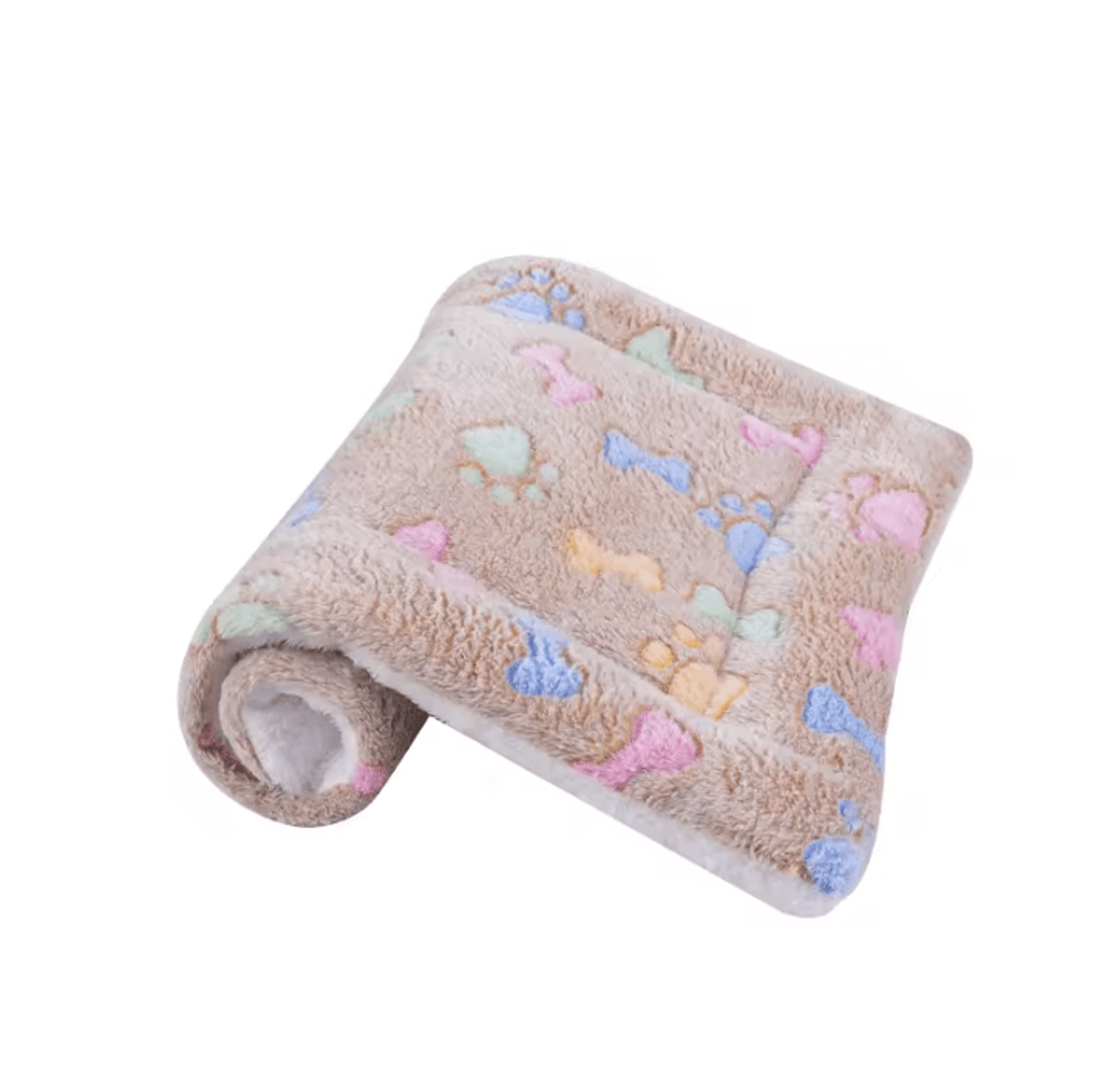 Flannel Dog Bed Blanket  Thickened Washable Cushion Mat For Puppies And Pets 12