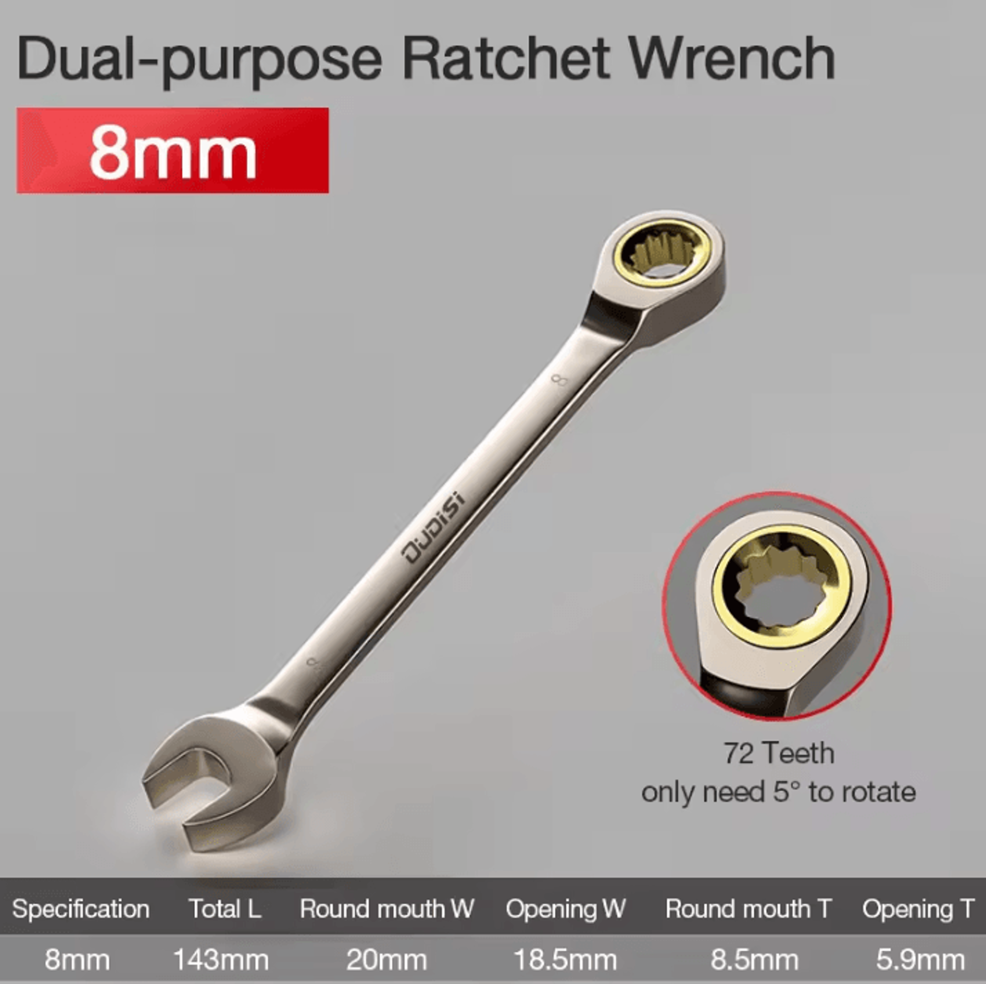 Flexible Ratchet Wrench  Universal Torque Spanner For Car Repair And Hand Tool Use 7