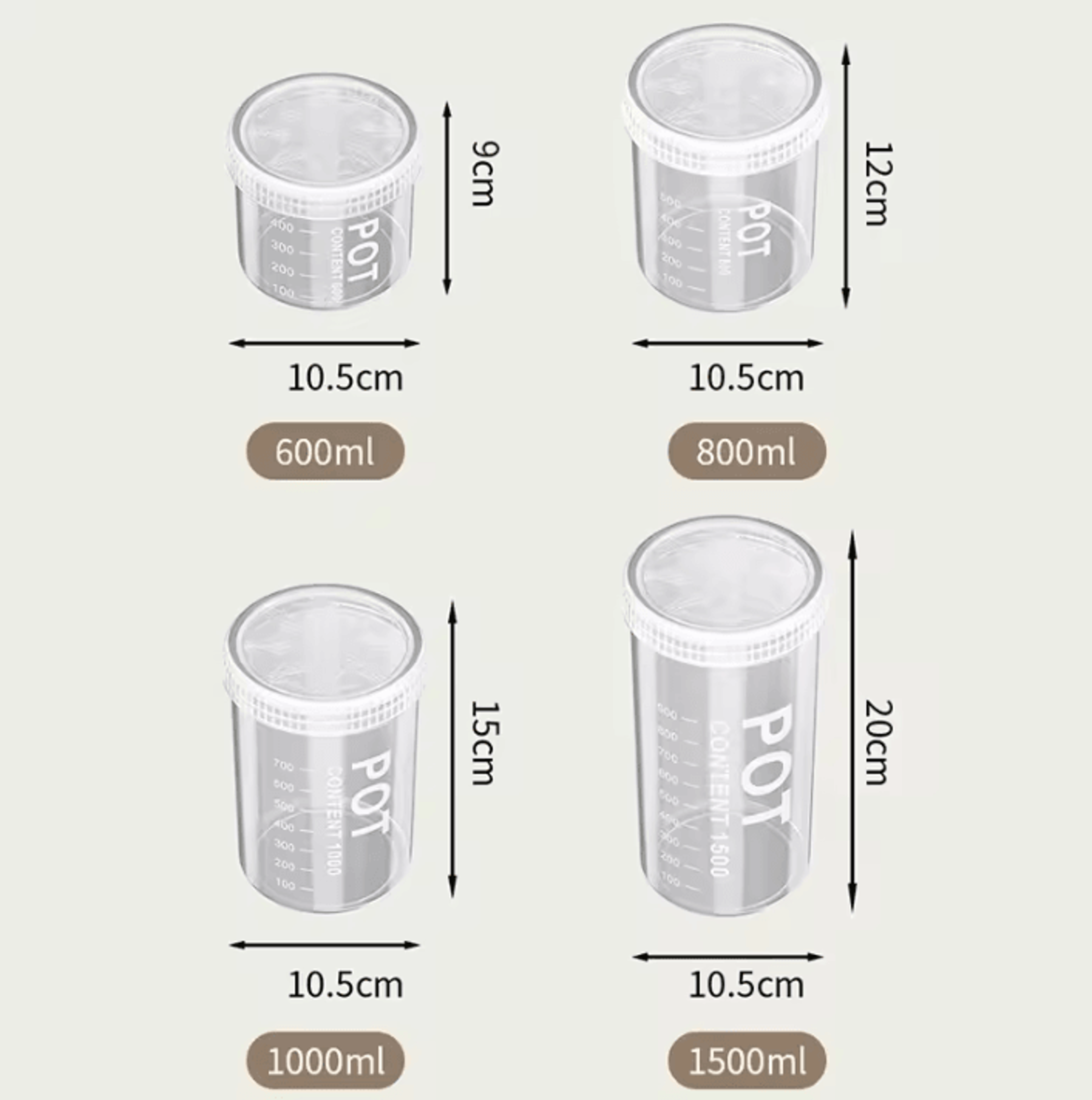 Grain Storage Containers  Sealed MoistureProof Kitchen Jar Organizer 5