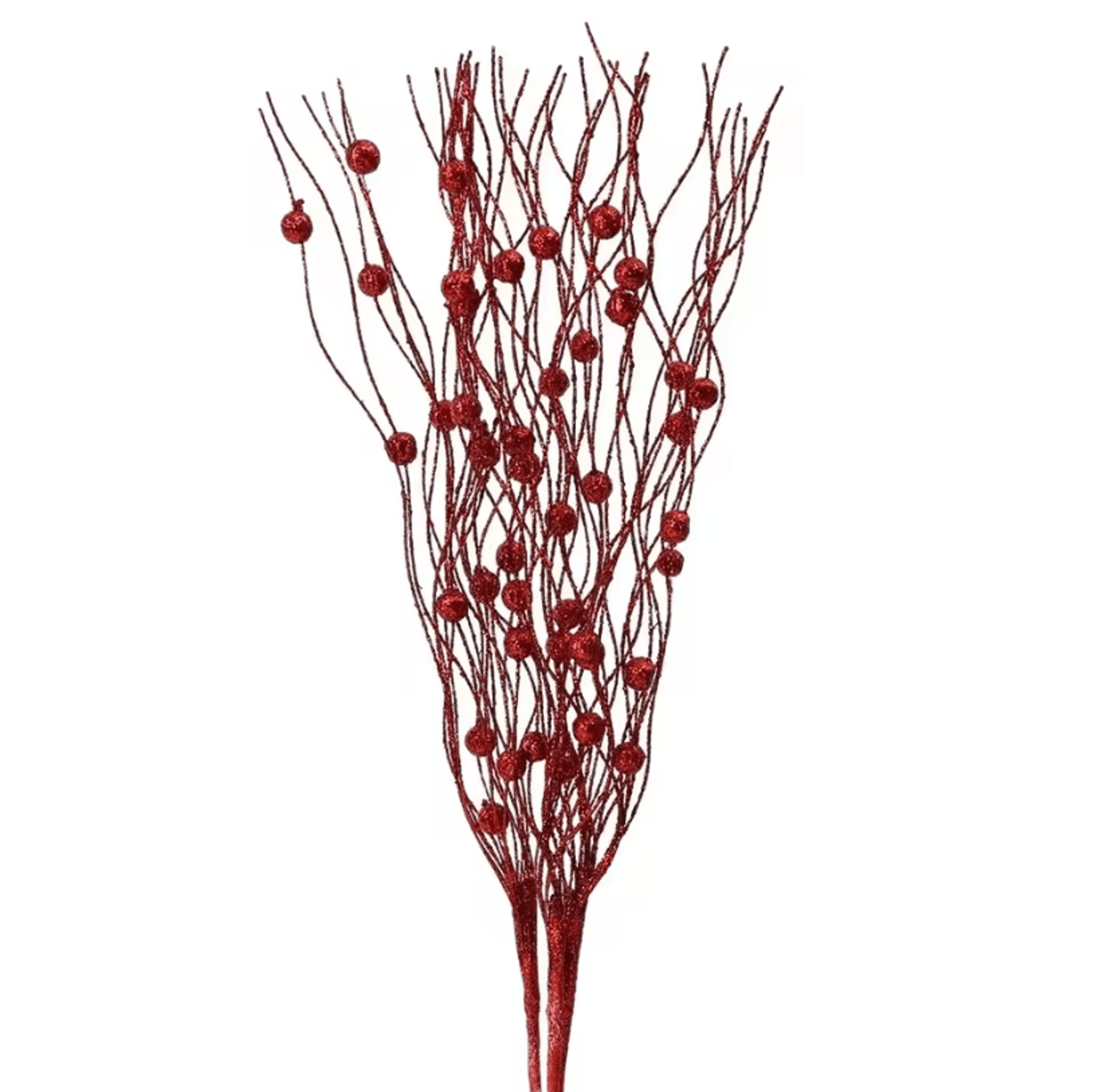 Gold Christmas Berry Stems  Decorative Flash Artificial Berries For Holiday Crafting 9