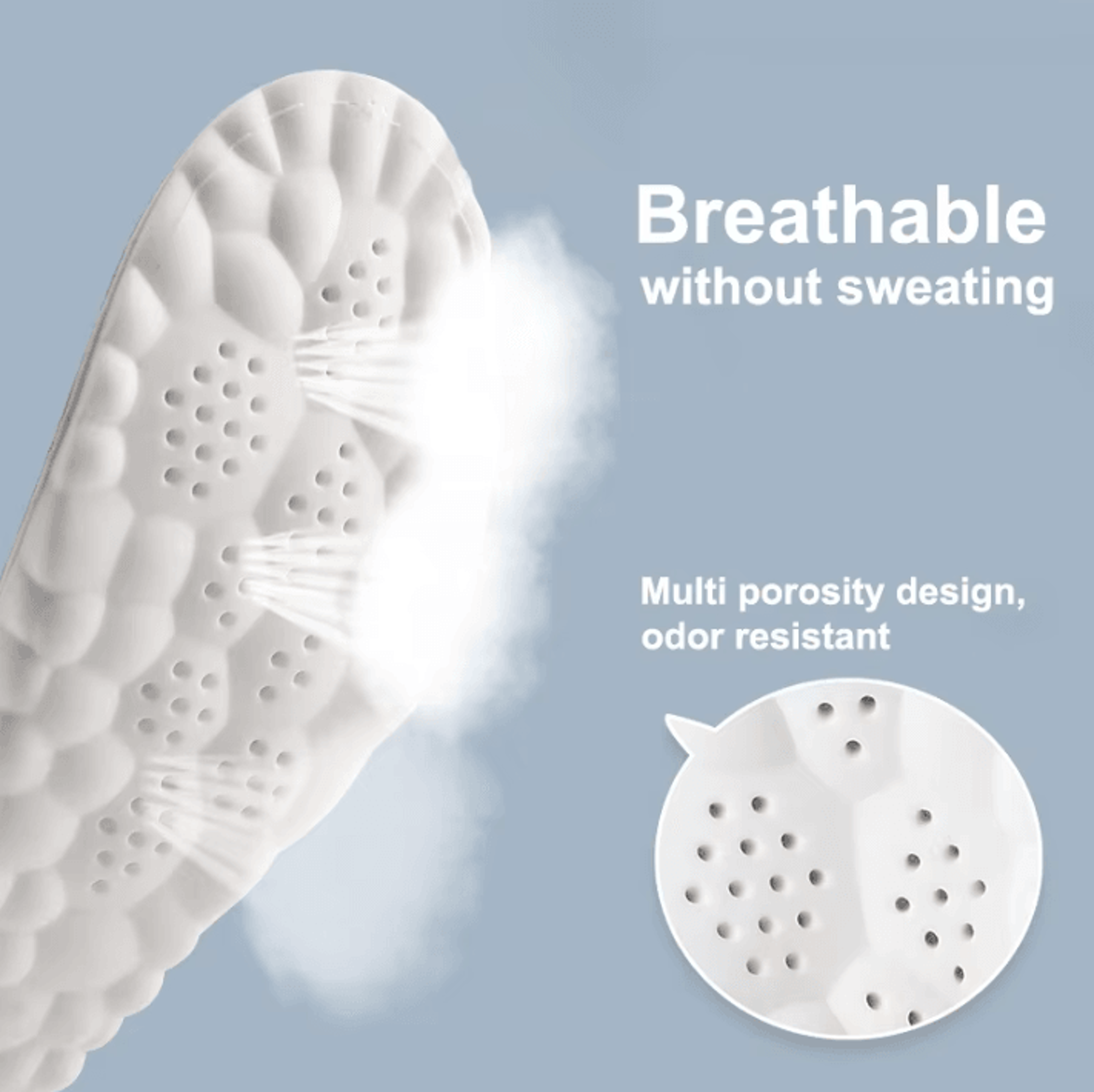 High Elasticity Sport Shoe Insoles  Soft Arch Support Orthotic Cushion Pads 0