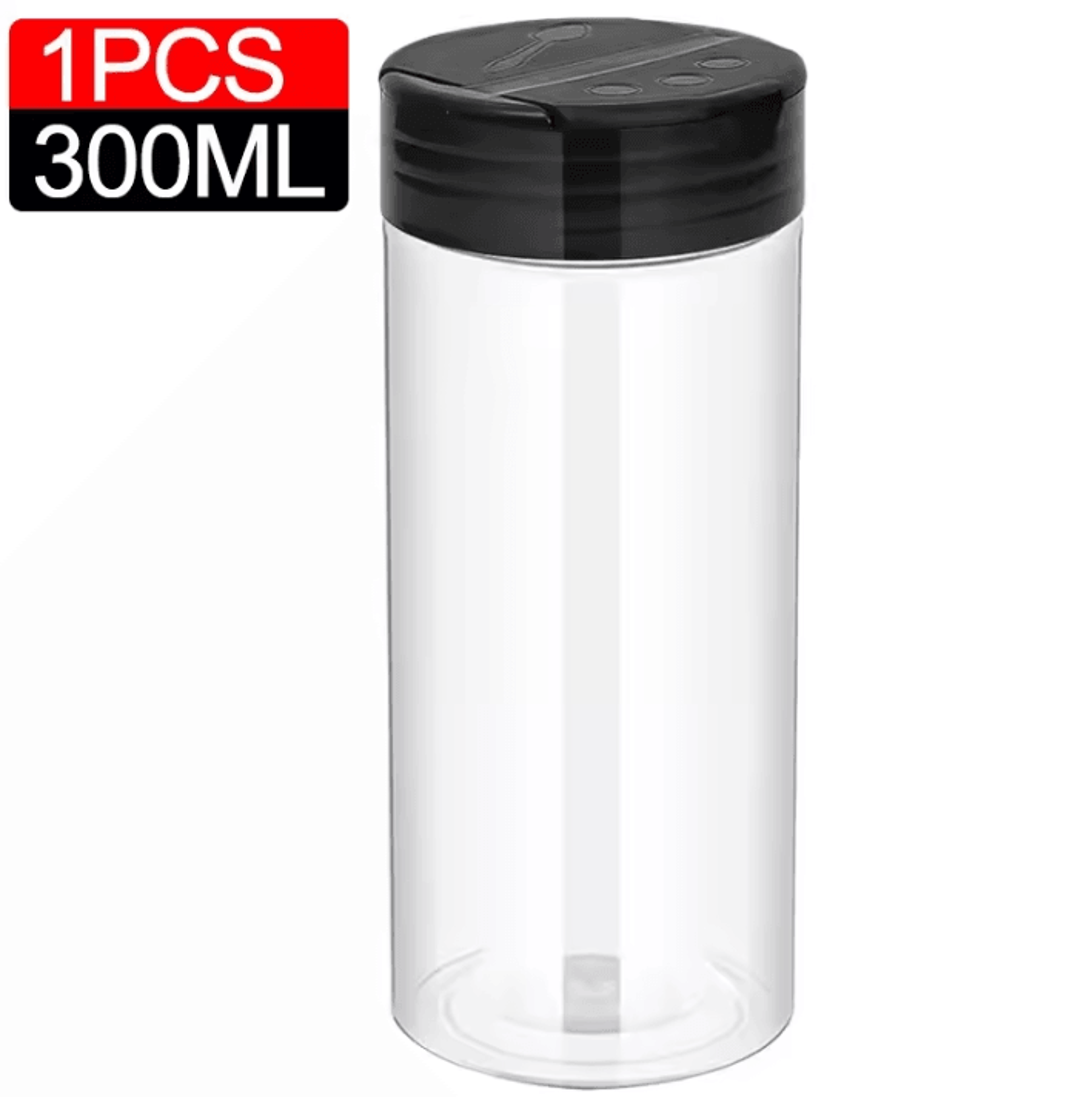 Clear Spice Bottles Set  Plastic Seasoning Jars For Salt Pepper And BBQ Spices 22