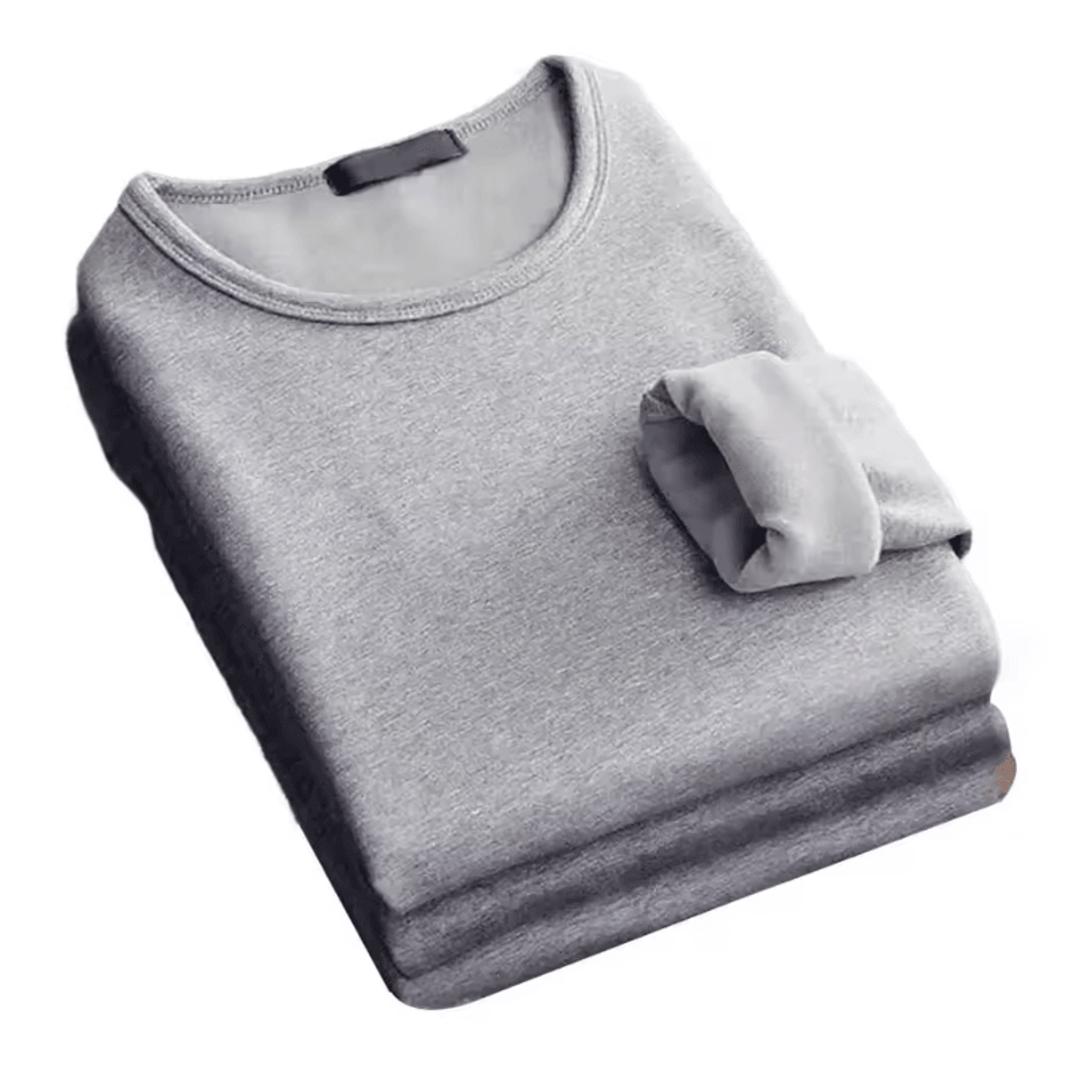 Winter Mens LongSleeved Thermal Undershirt  Fleece Bottom Shirt For Cold Weather Comfort 5