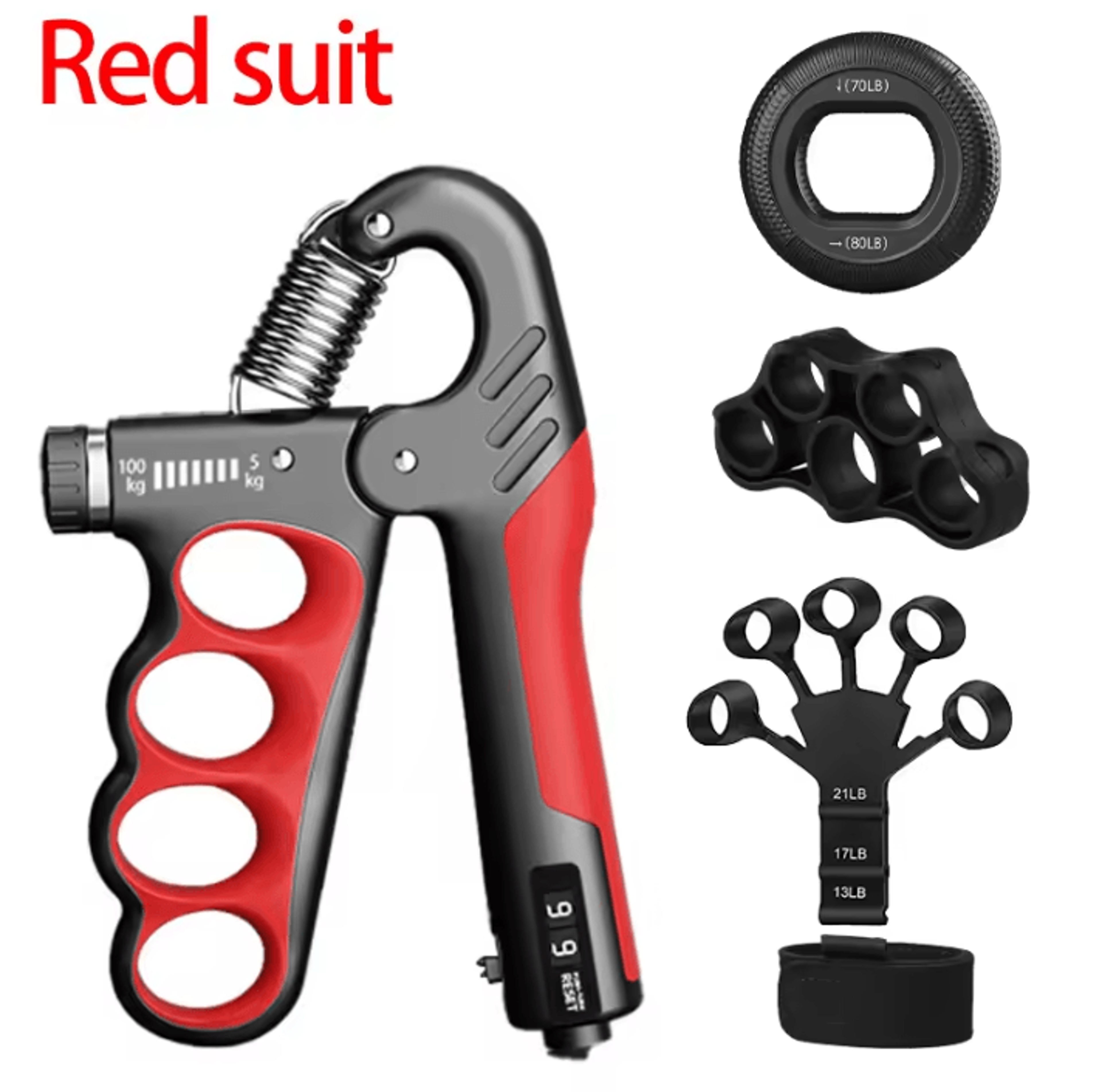 Grip Strength Hand Exerciser  Adjustable Wrist Expander For Hand And Forearm Strength 11