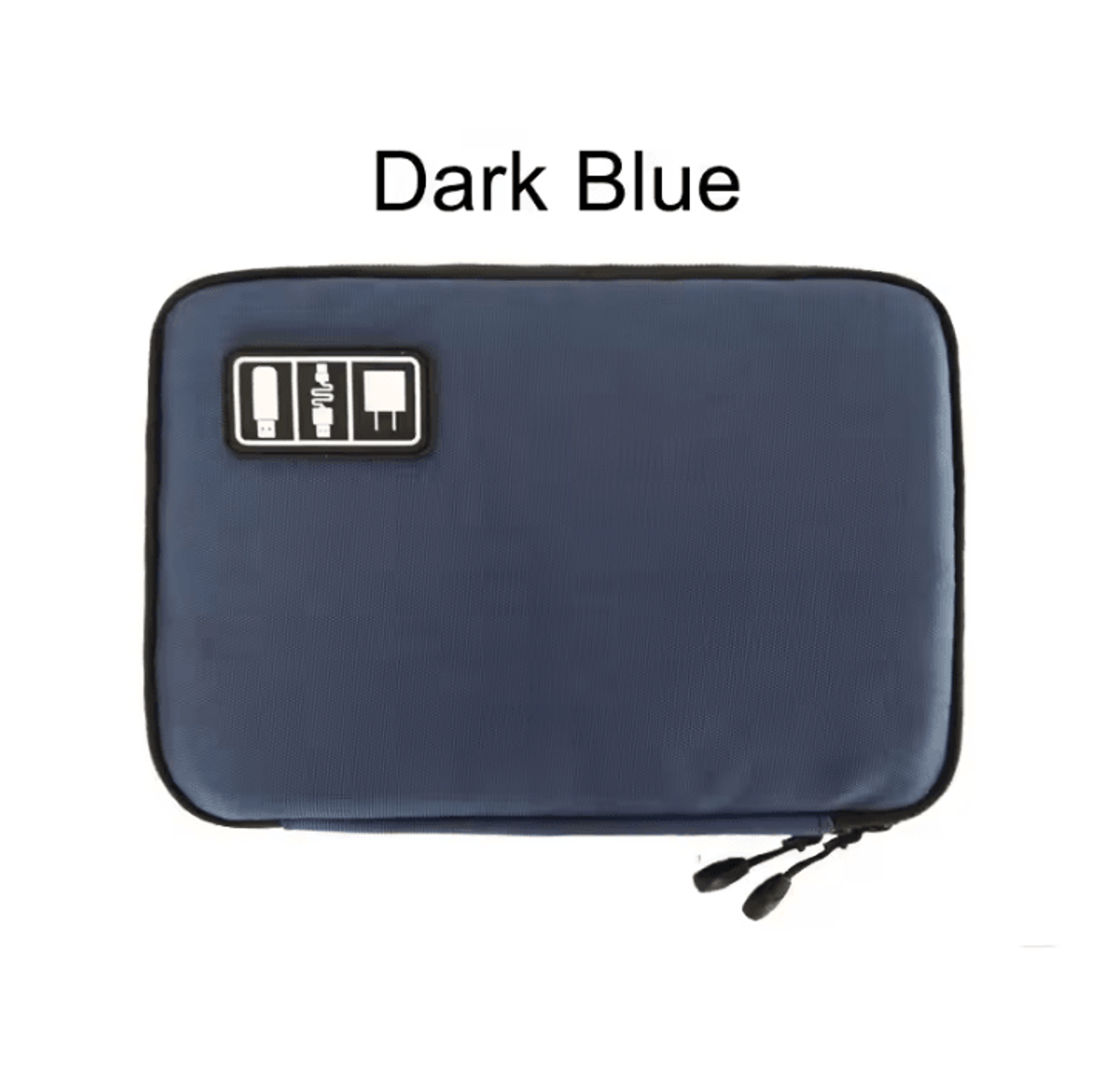 Portable Electronic Accessory Organizer Bag  USB  Charger Storage 5