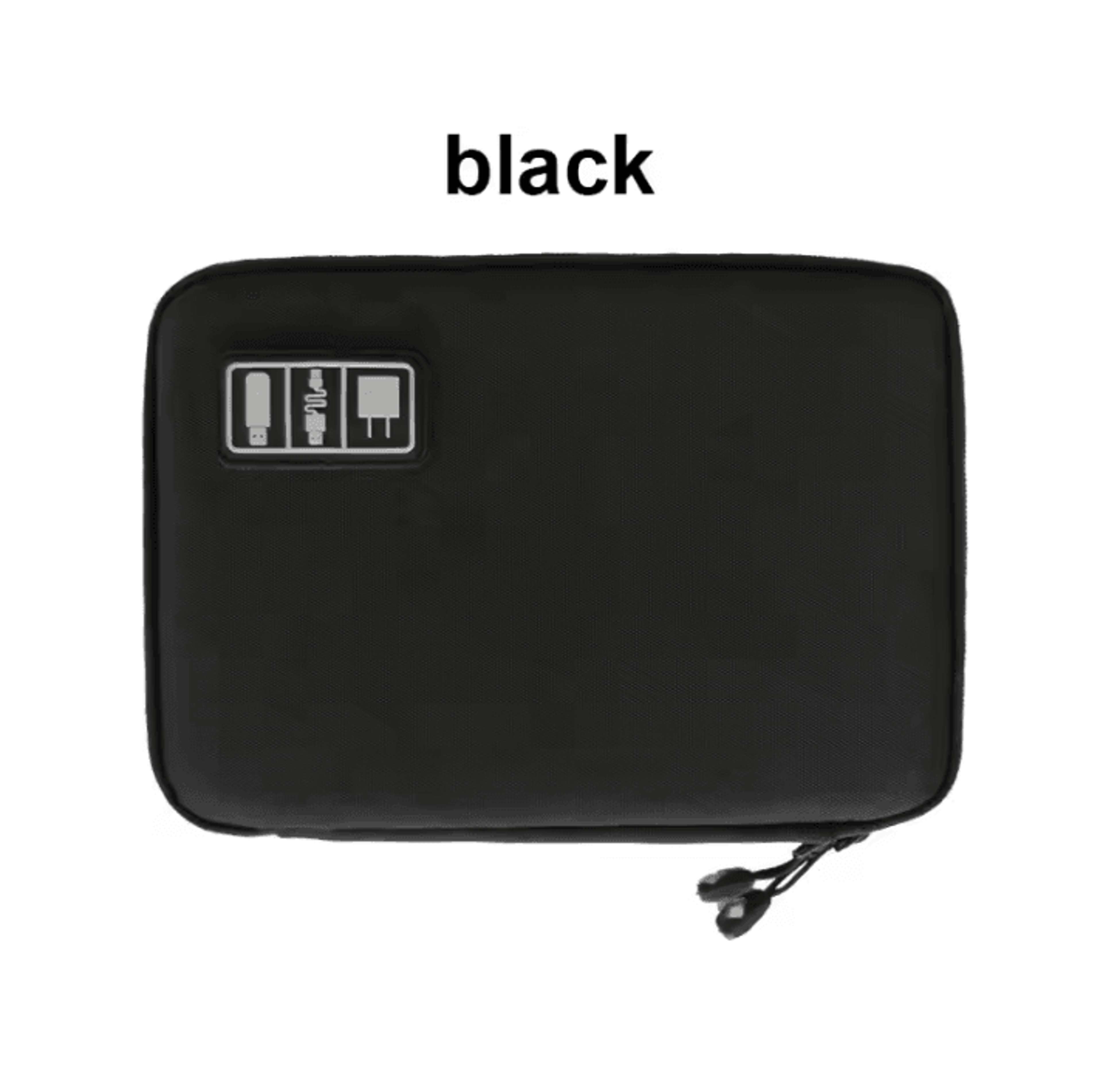 Portable Electronic Accessory Organizer Bag  USB  Charger Storage 6
