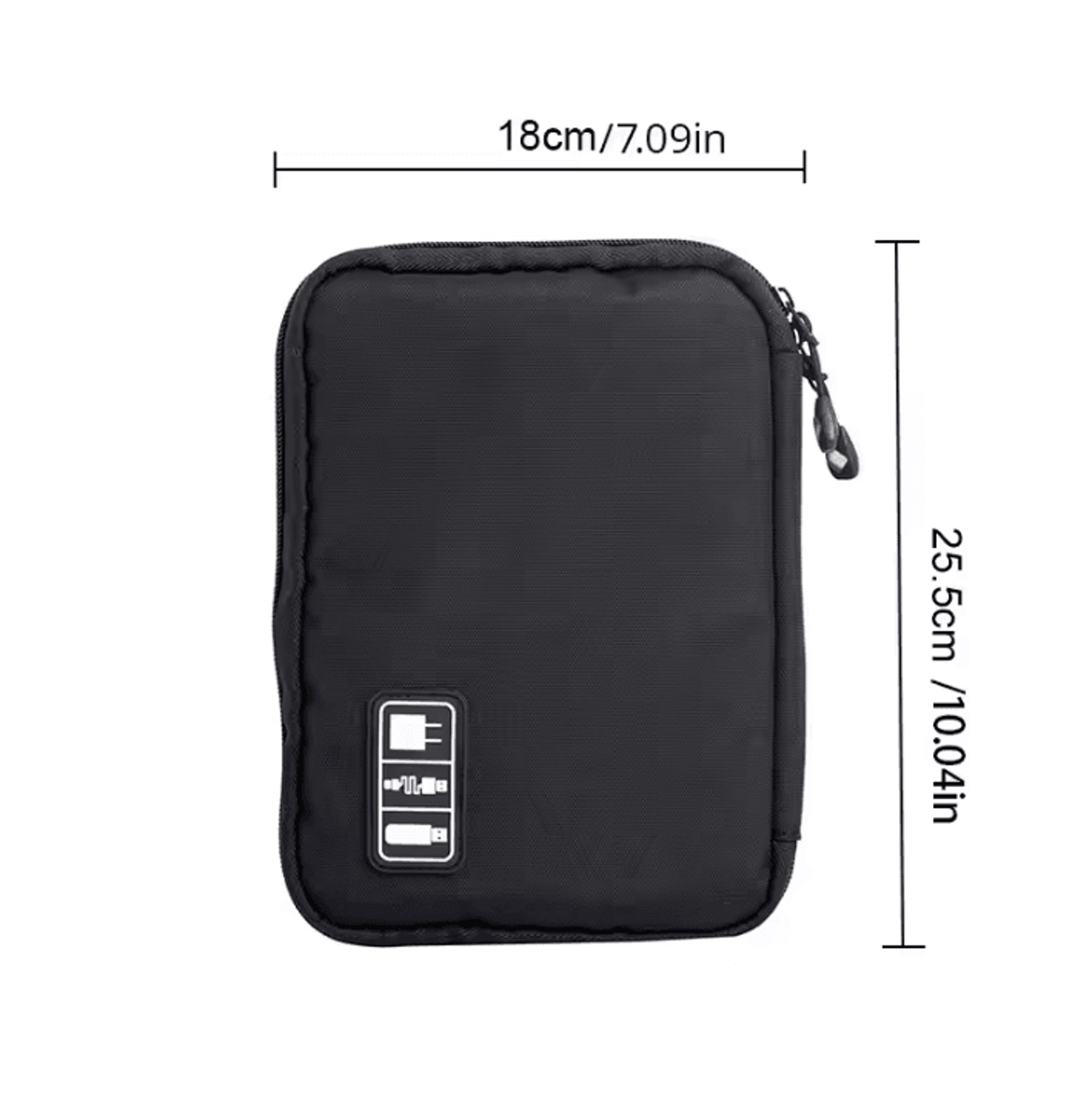 Waterproof Electronic Accessory Organizer Bag  USB  Charger Storage 5