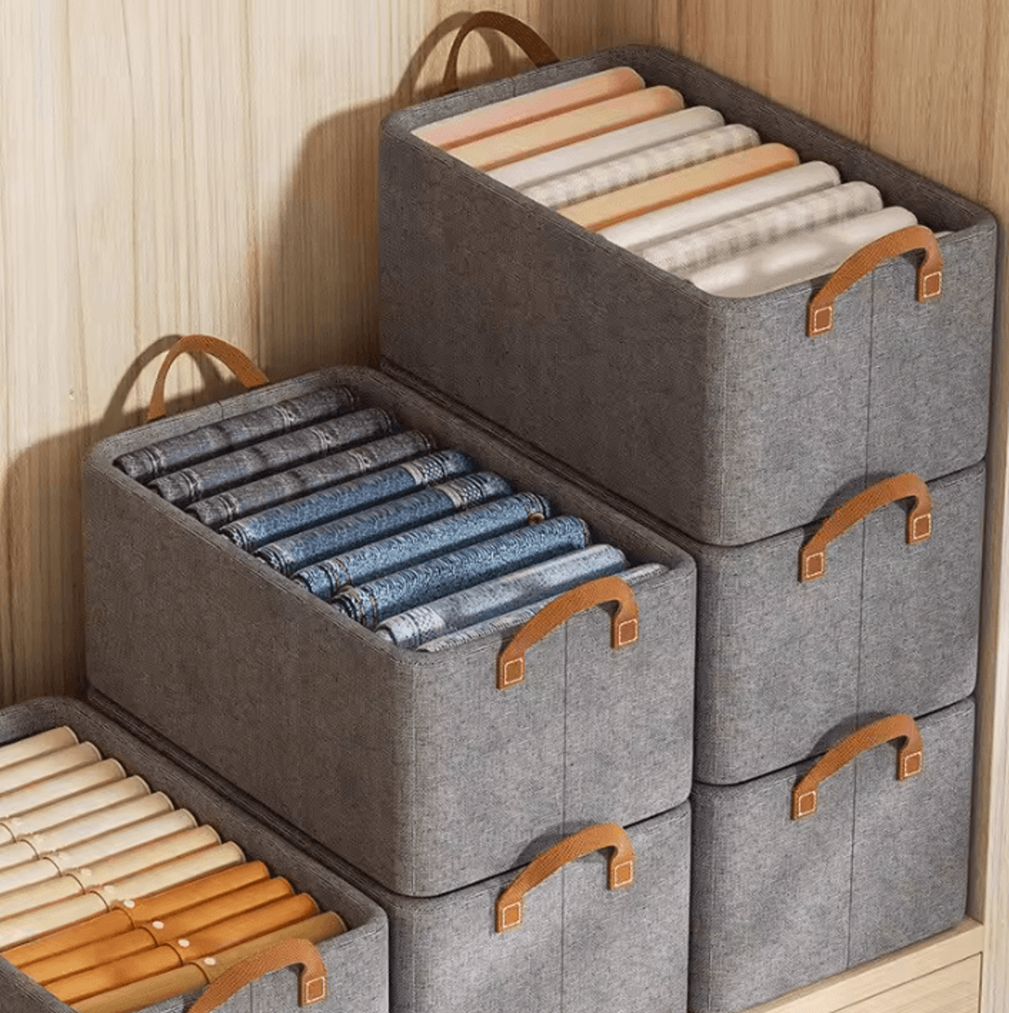 MegaStore Dustproof Storage Bag For Clothes And Quilts With Handle  Space Saving NonWoven Fabric Or 0