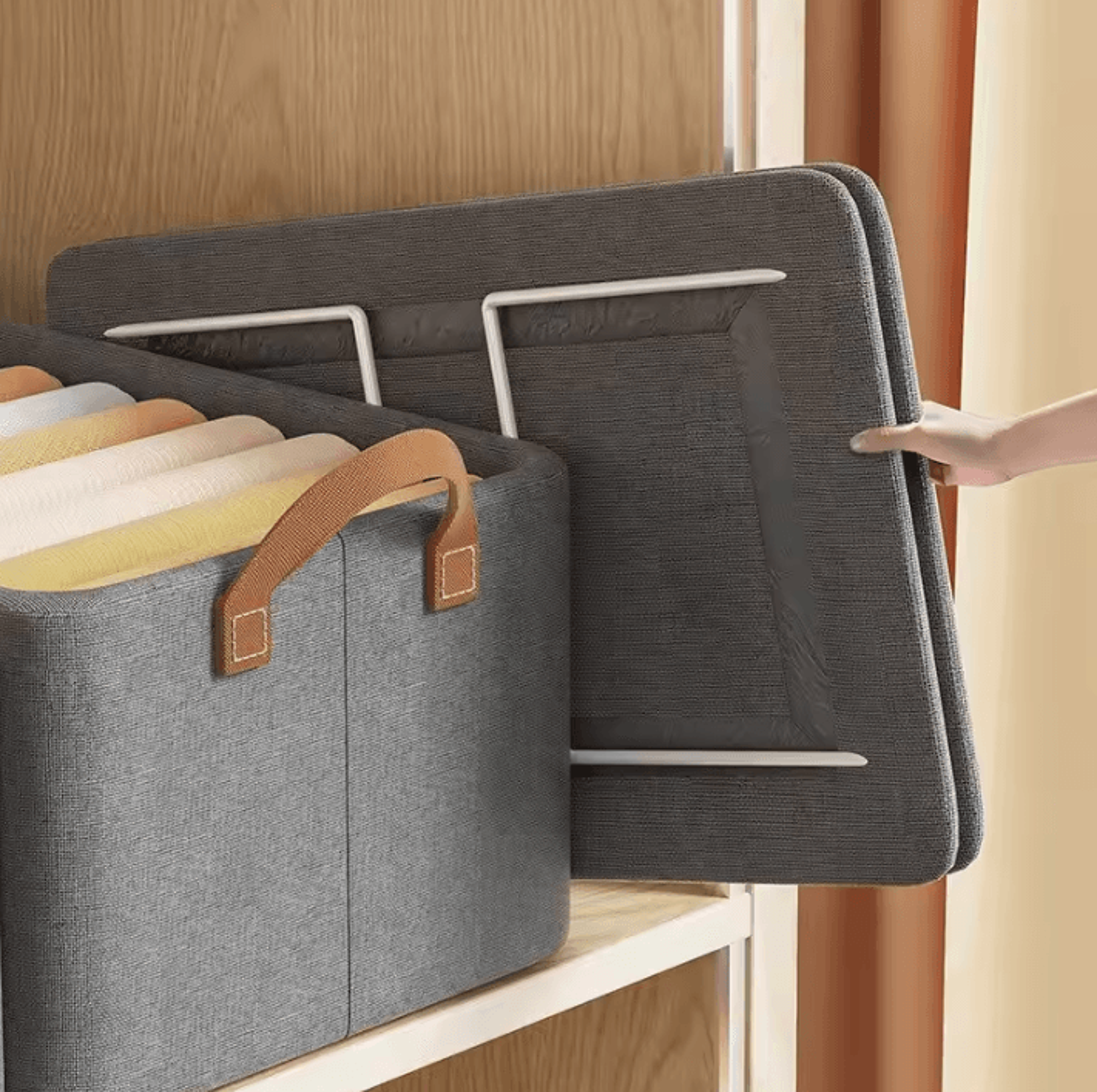 MegaStore Dustproof Storage Bag For Clothes And Quilts With Handle  Space Saving NonWoven Fabric Or 2
