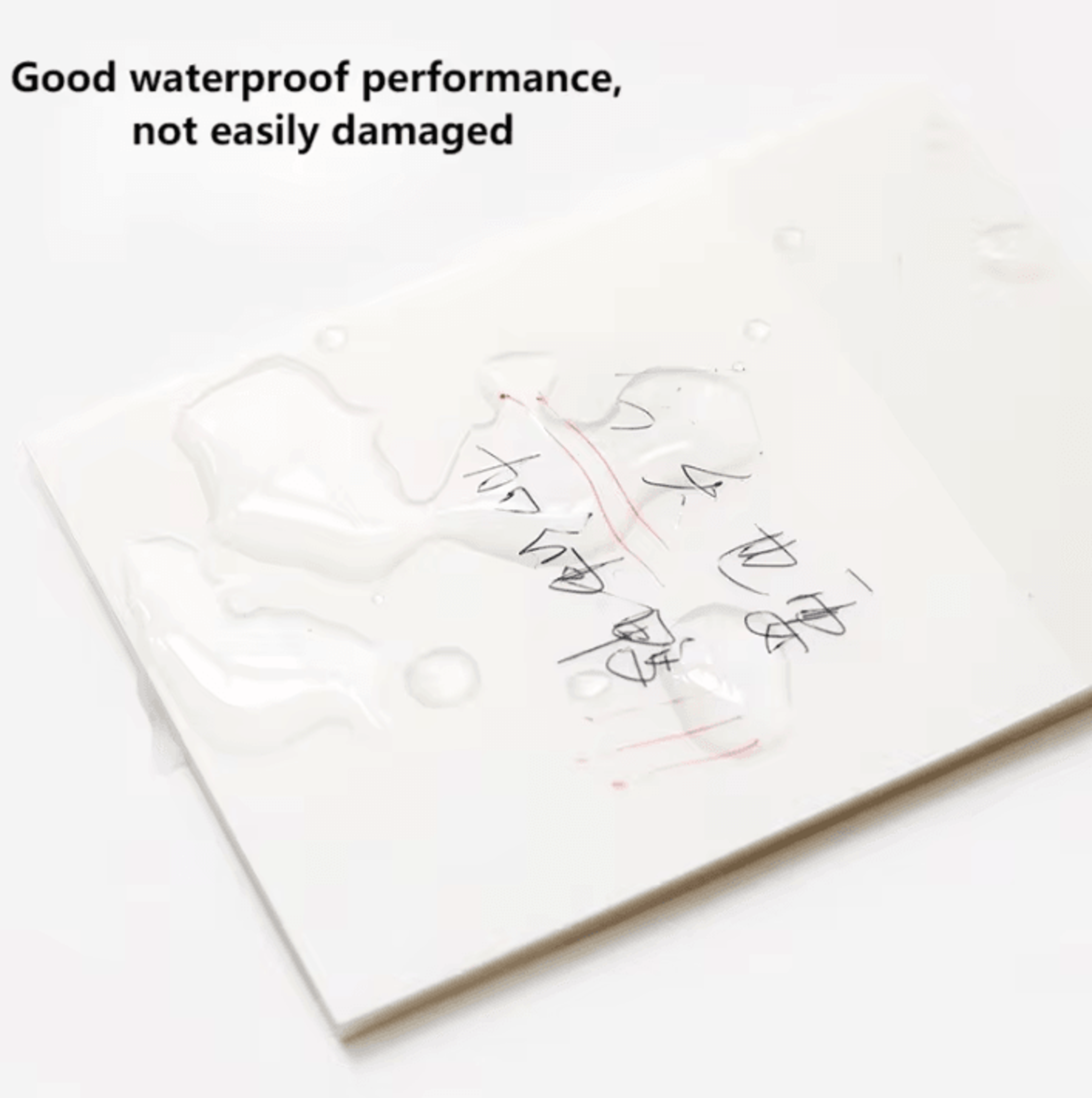 2Piece Transparent Reusable Fluorescent Sticker Film  Removable Perspective Window Decals 1