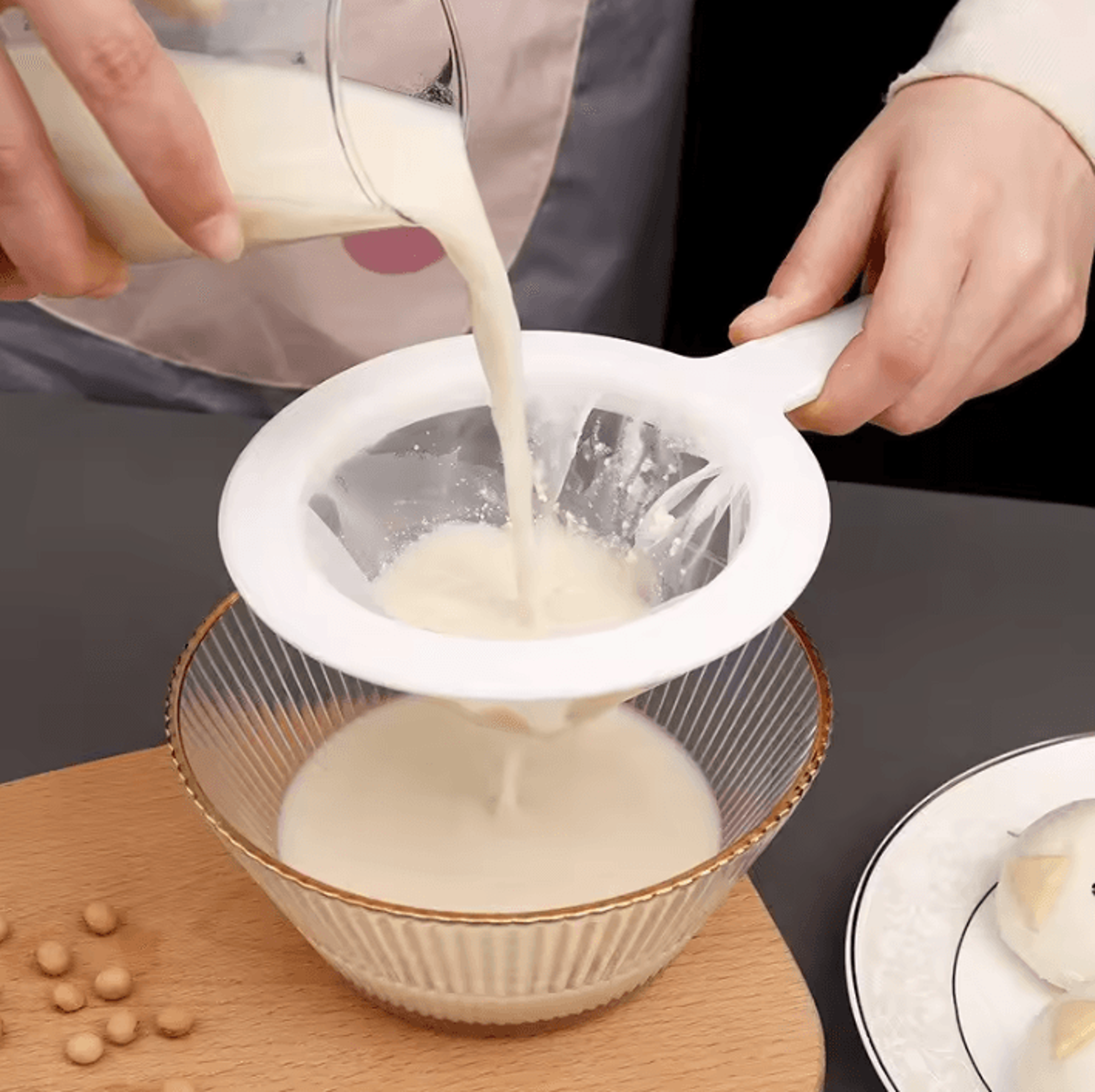 Reusable High Density Mesh Filter Bag  MultiUse Strainer For Soy Milk Tea Coffee  More 0