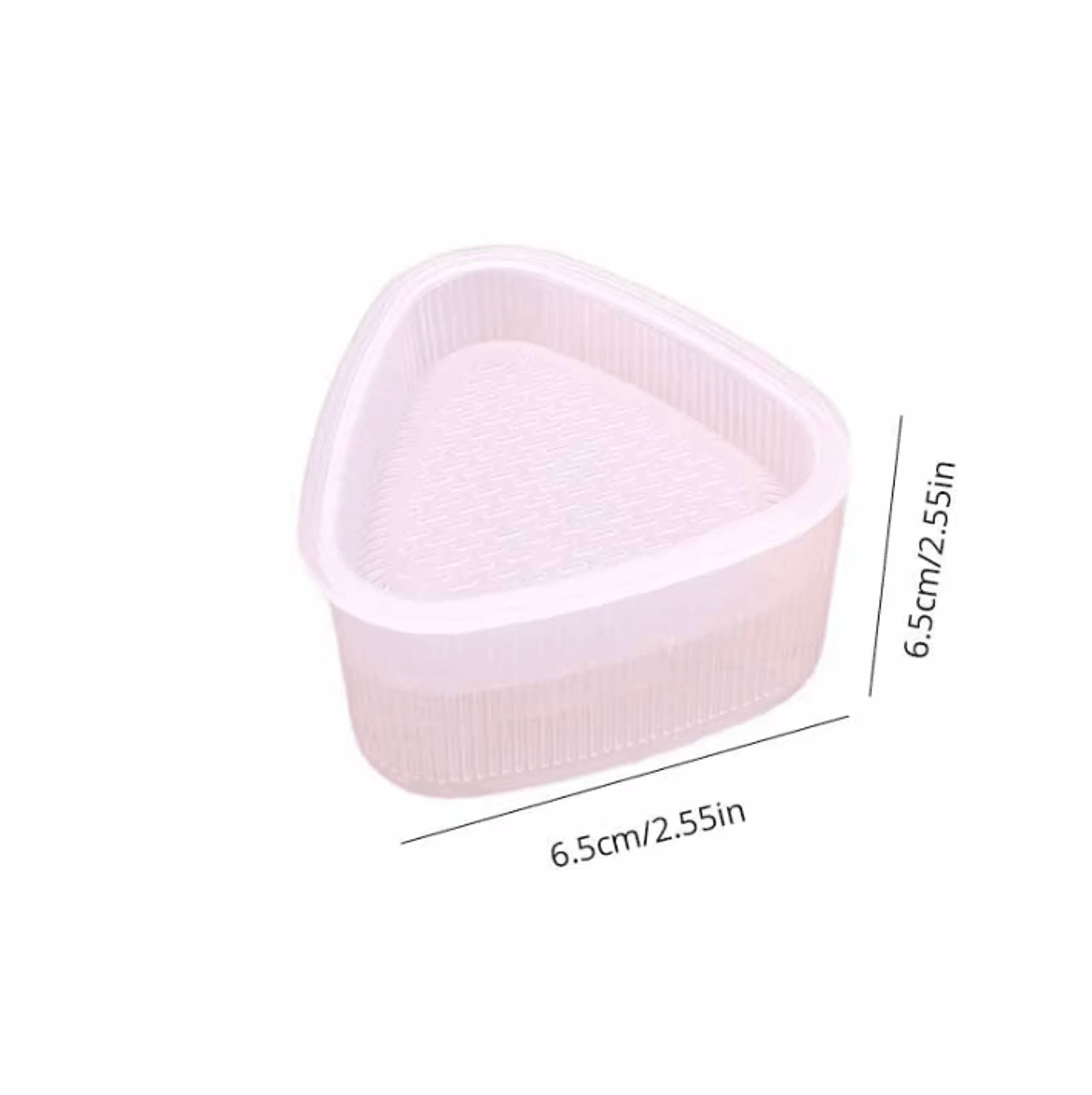 4Piece DIY Sushi Mold Set  Triangular Onigiri Rice Ball Maker For Bento Kitchen 5