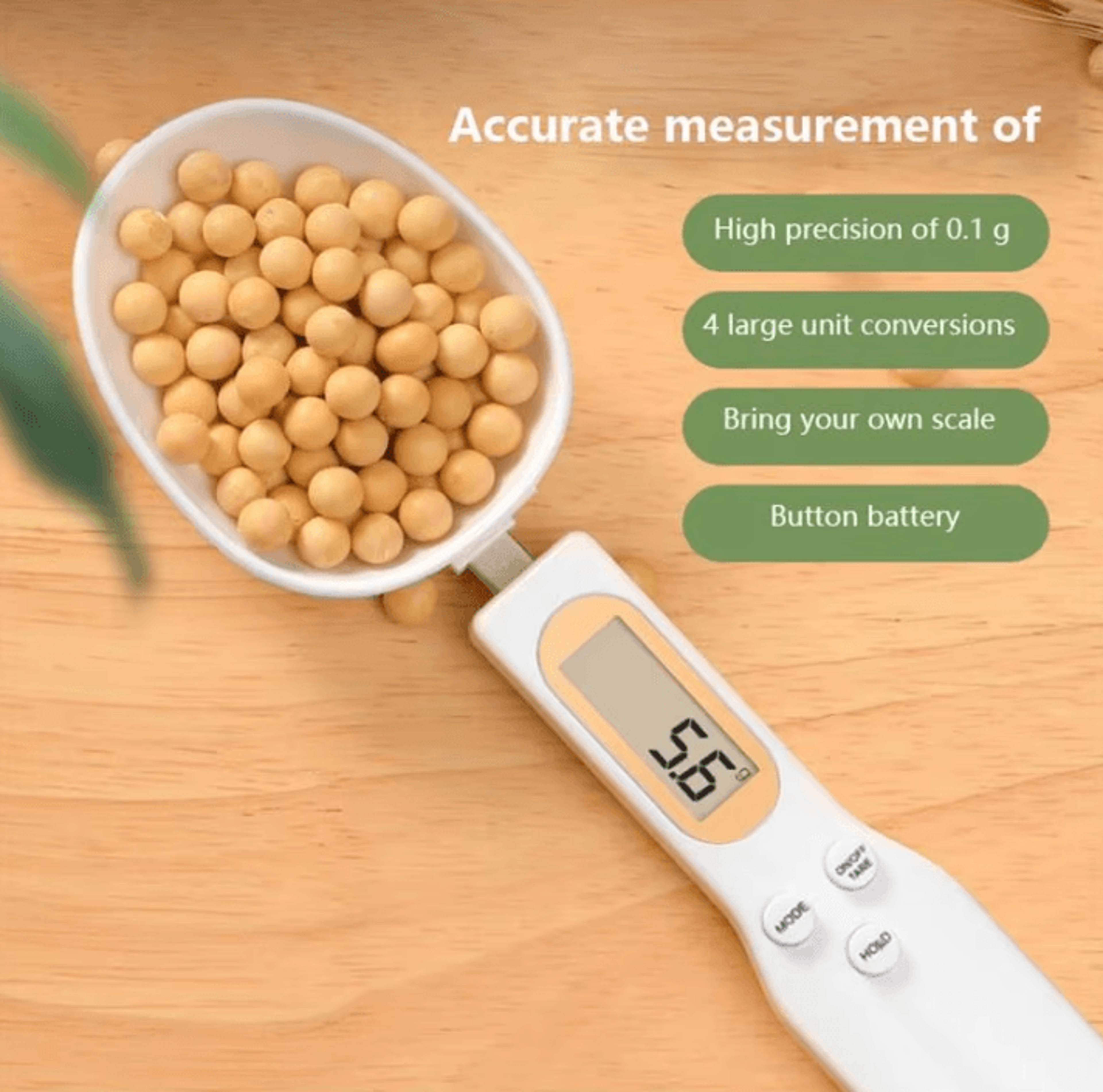 Digital Electronic Measuring Spoon  Kitchen Scale For Coffee Baking  Cooking 0