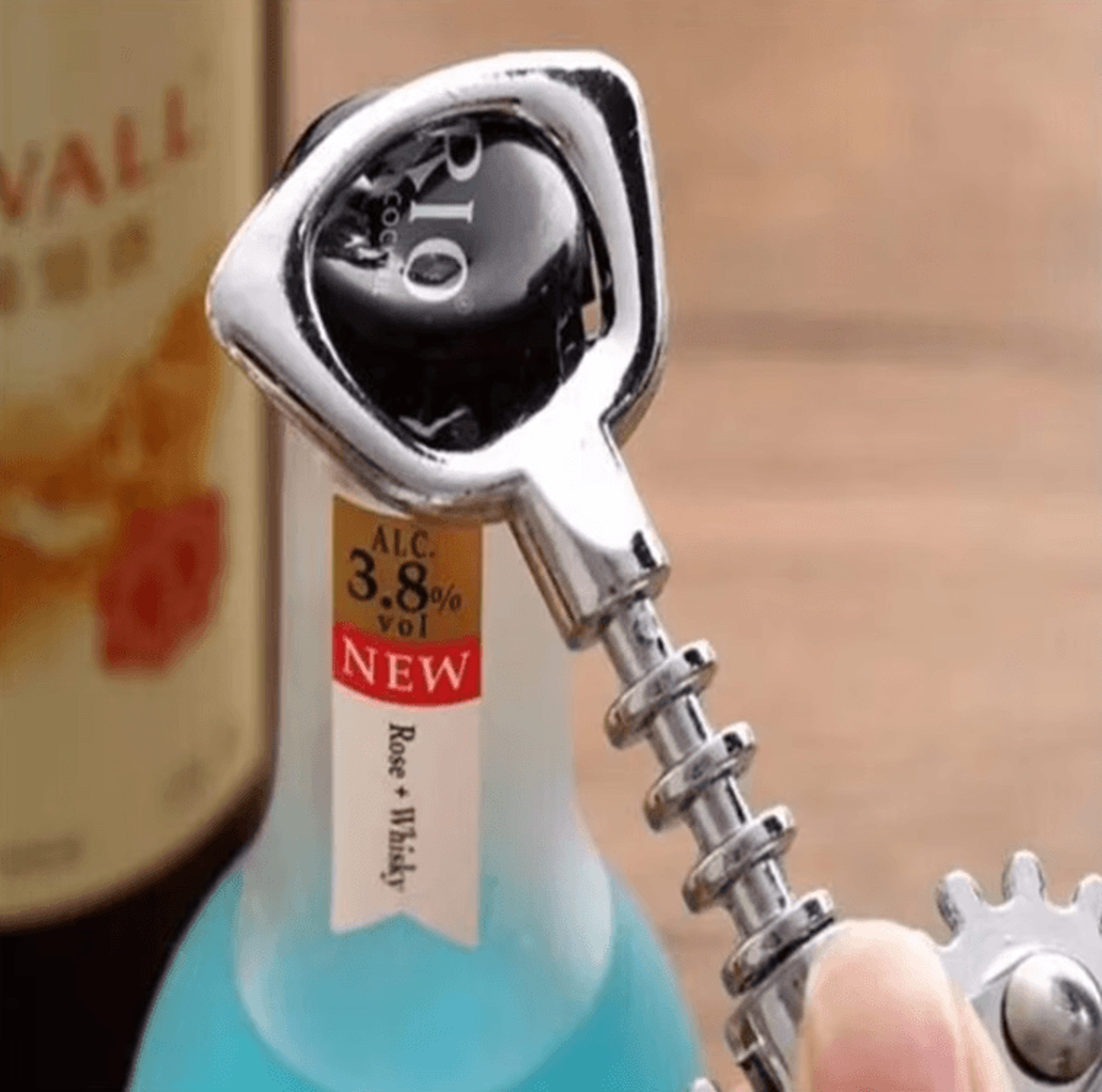 Multifunctional Winged Wine Opener Corkscrew  Premium Zinc Alloy Bottle Opener Cork Remover For Win 2