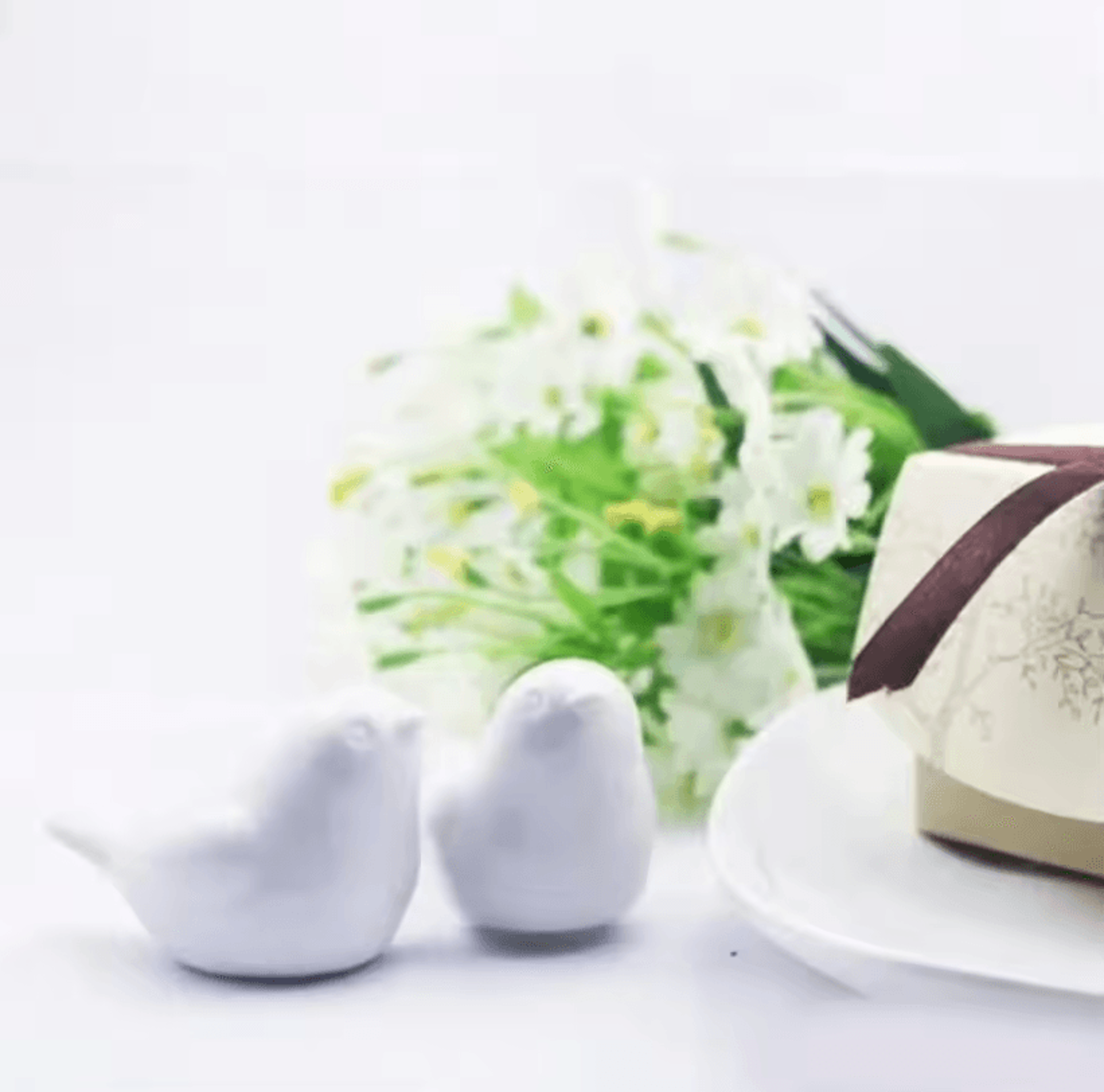 2Piece Love Bird Salt  Pepper Shaker Set  Wedding Favors Party  Kitchen Decor Souvenirs 3