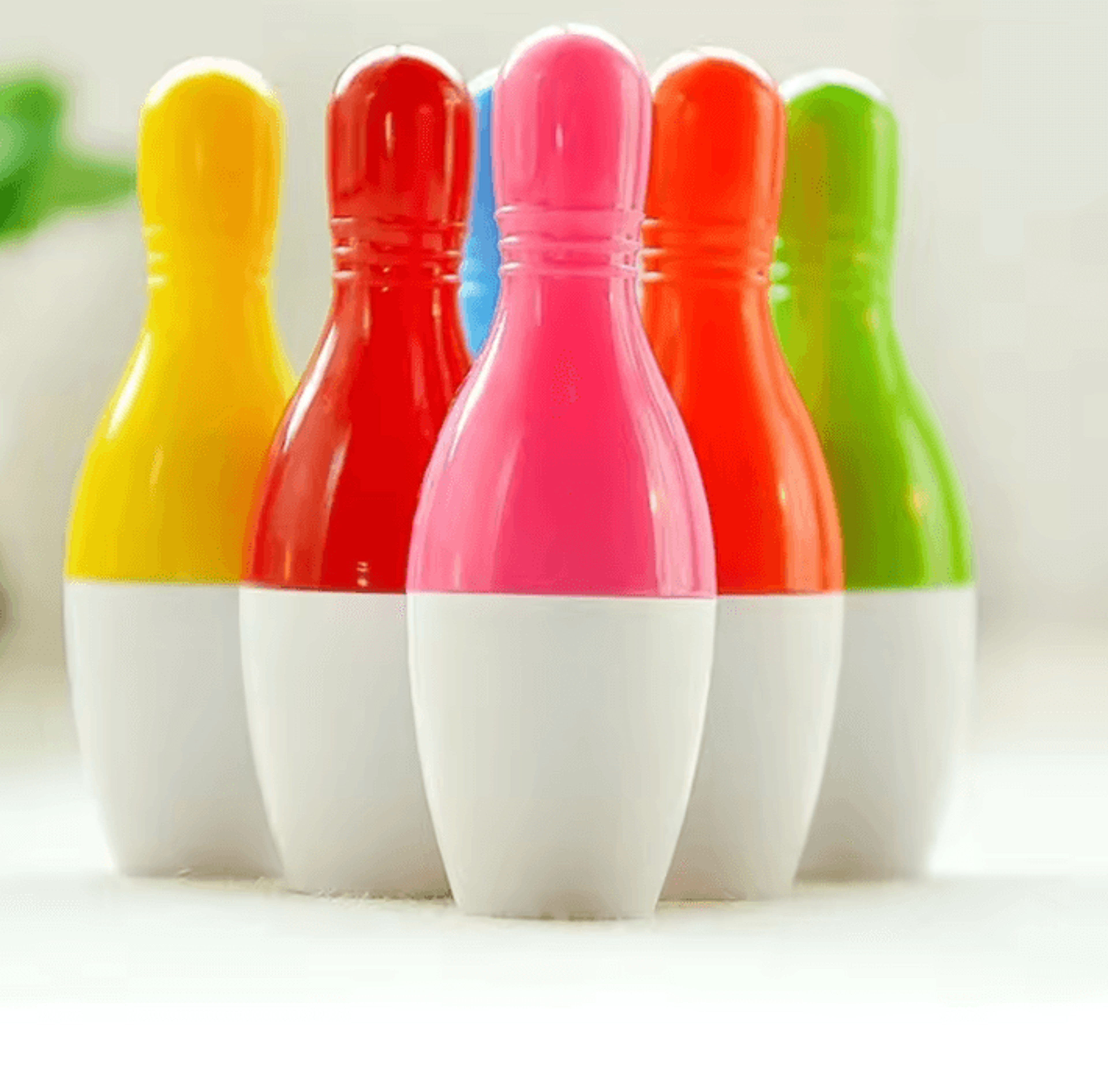 5Piece Creative Ballpoint Pen Set  Fun Bowling Simulation School Stationery 2