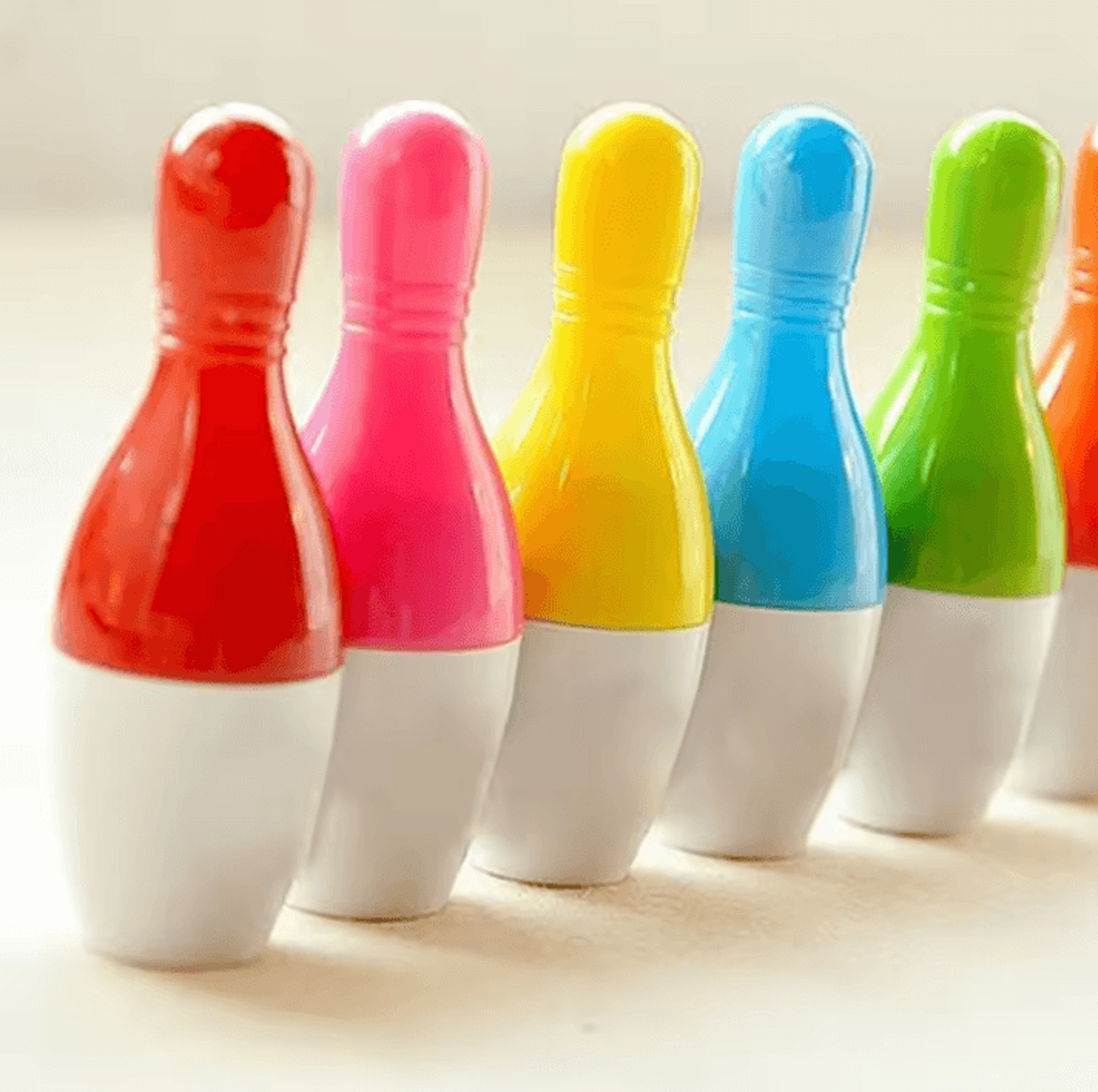 5Piece Creative Ballpoint Pen Set  Fun Bowling Simulation School Stationery 3