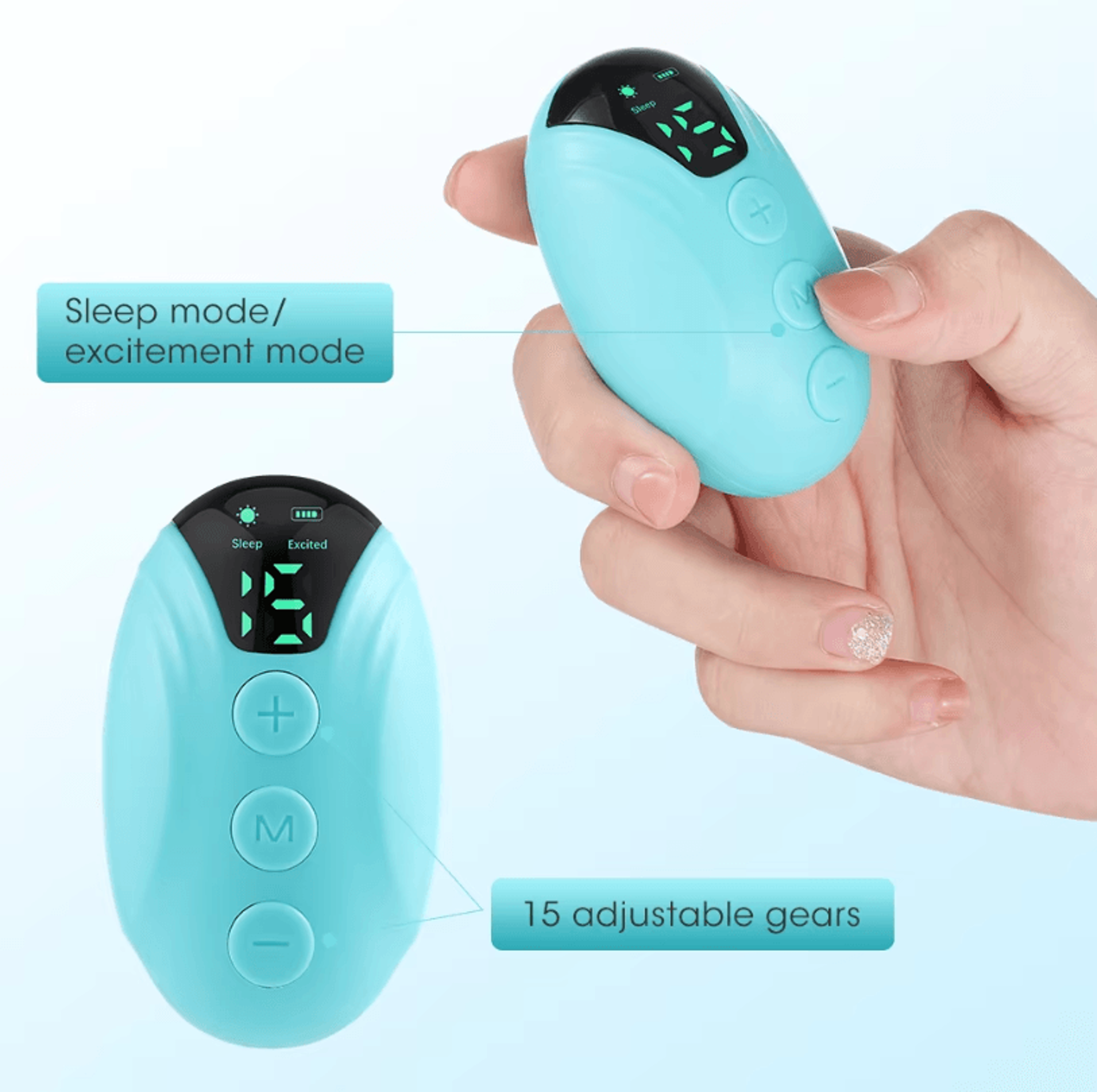 Handheld Micro Current Sleep Aid Device  Intelligent Sleep Help  Stress Relief Massager 5