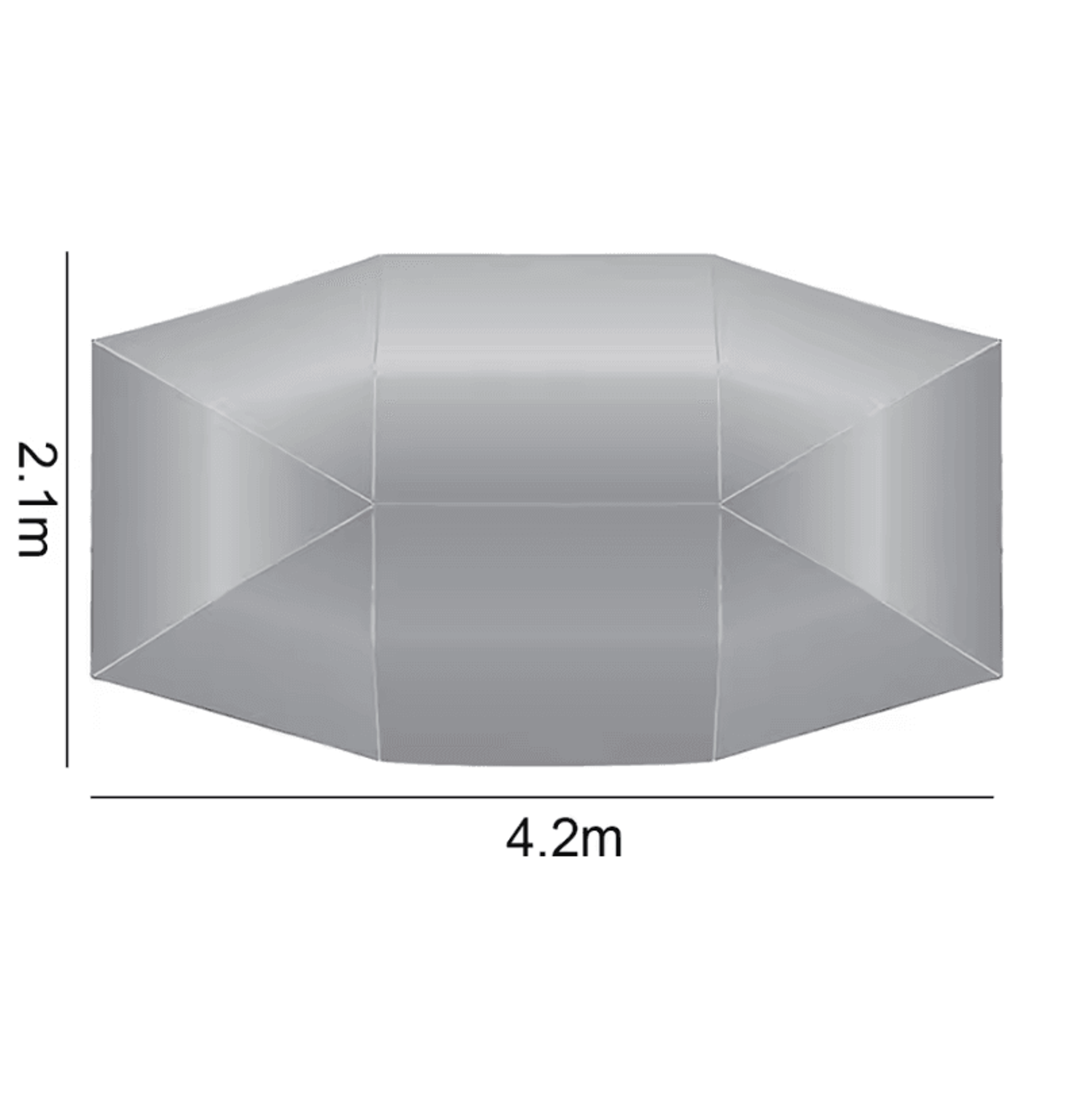 Folded Waterproof Car Umbrella Cover  Portable Carport Tent For Outdoor Protection 5