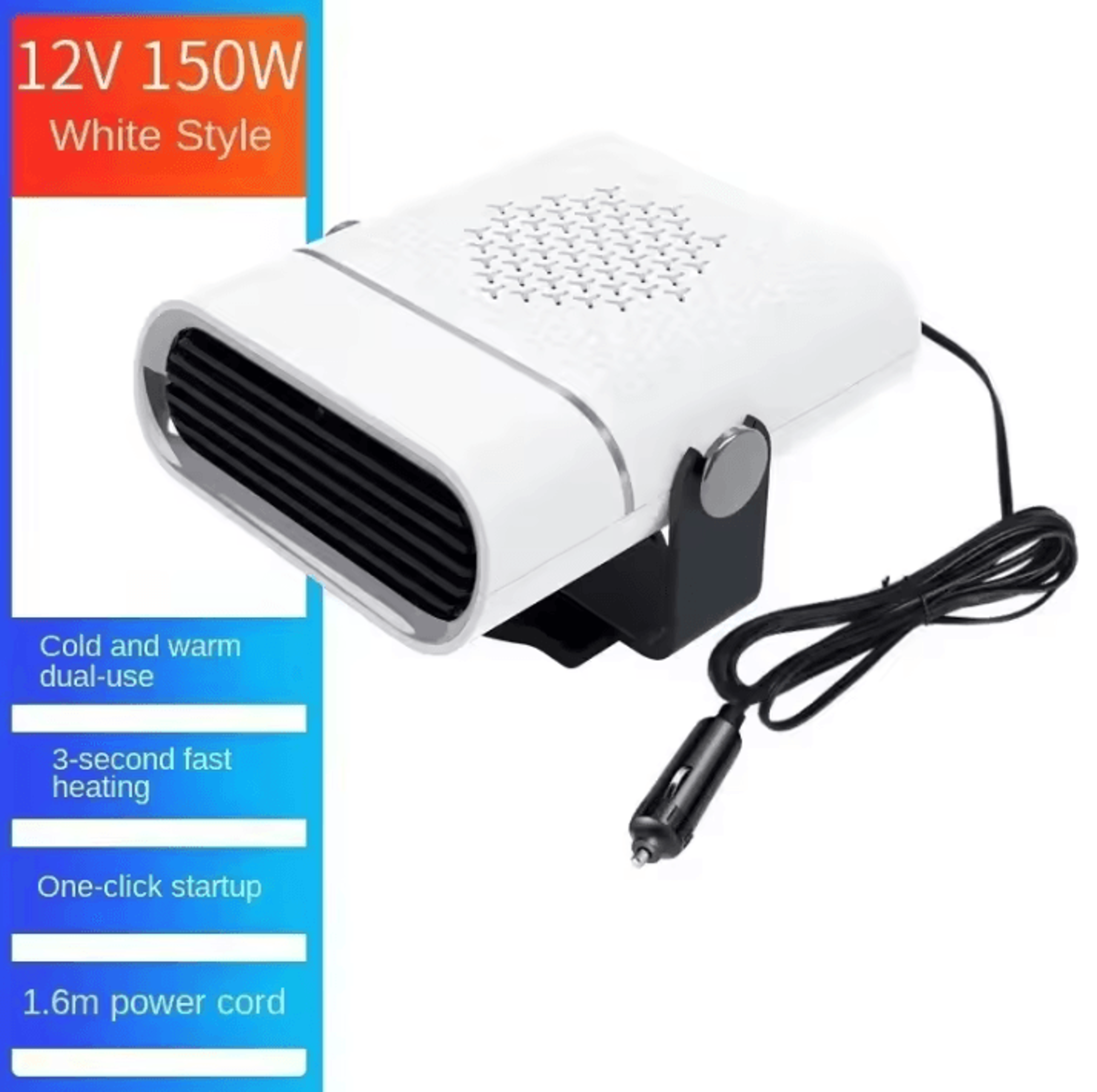 Portable 12V24V Car Heater  Fast Heating Windshield Defogger  Defrost Fan 7