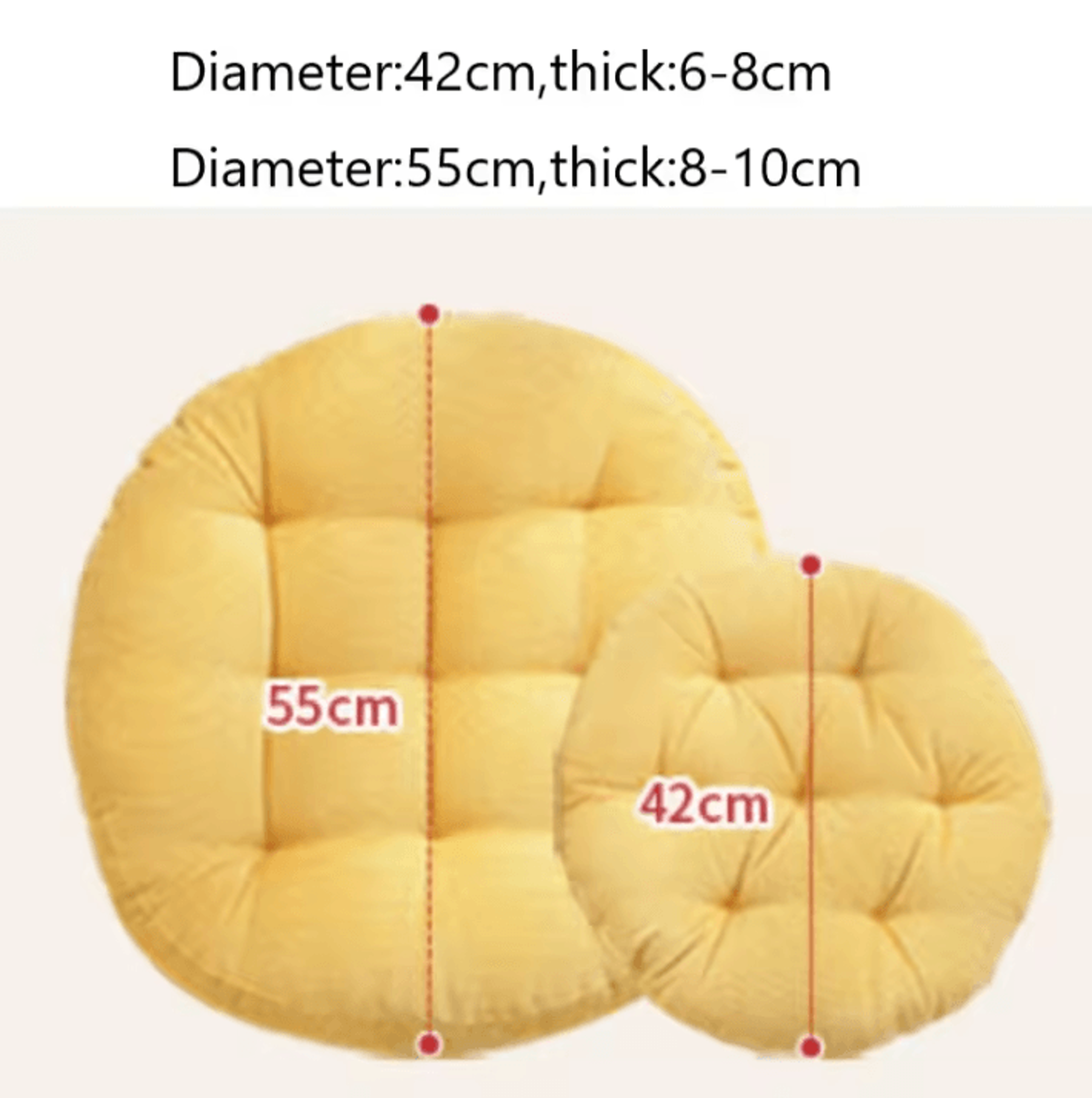 ZenNest Round Floor Cushion  Large Meditation  Seating Pillow For Yoga Living Room Kids  Adult Comf 5