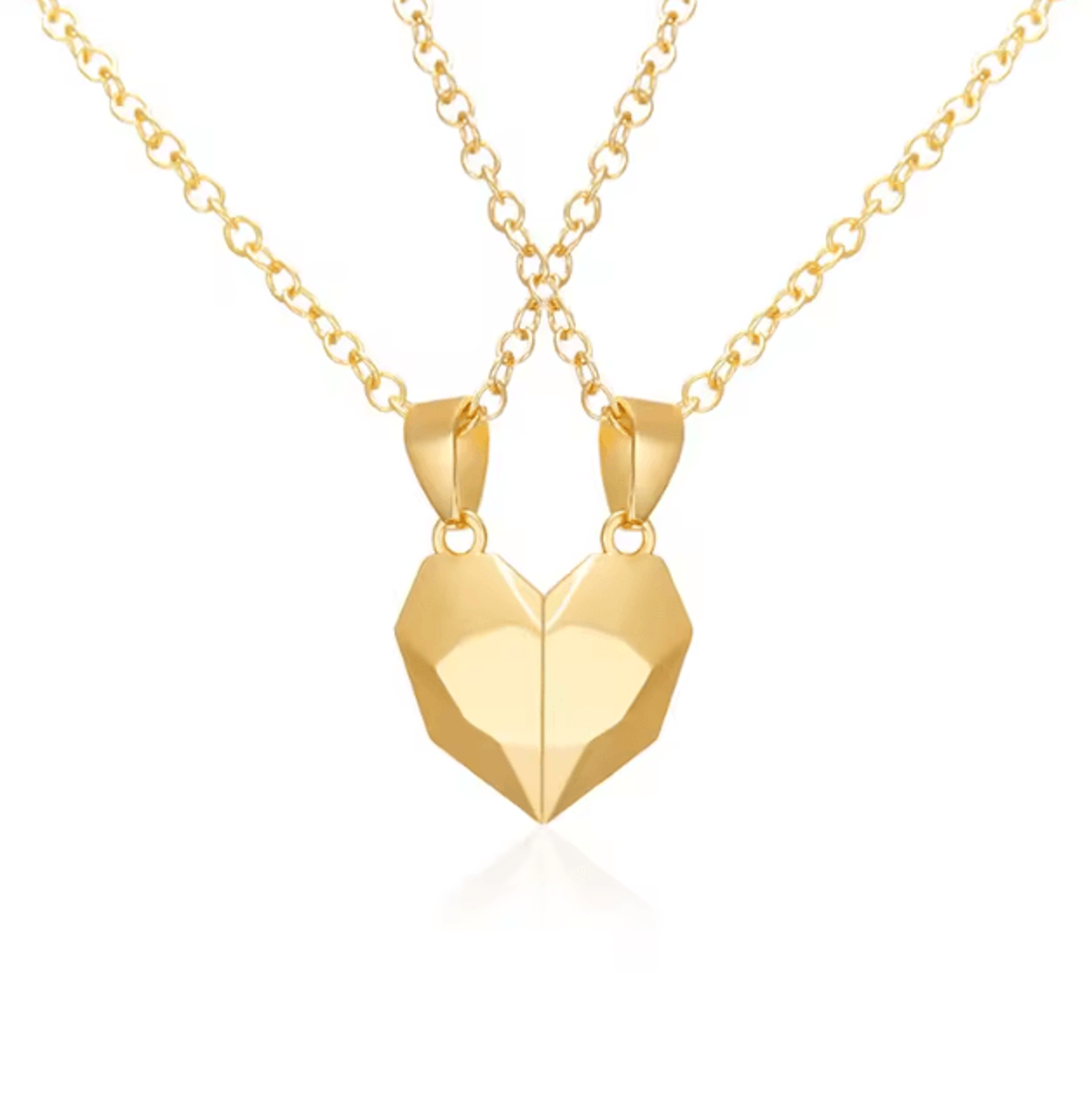 HeartbeatLove Magnetic Couple Pendant Necklace  Electrocardiogram Heart Jewelry Gift Set 11