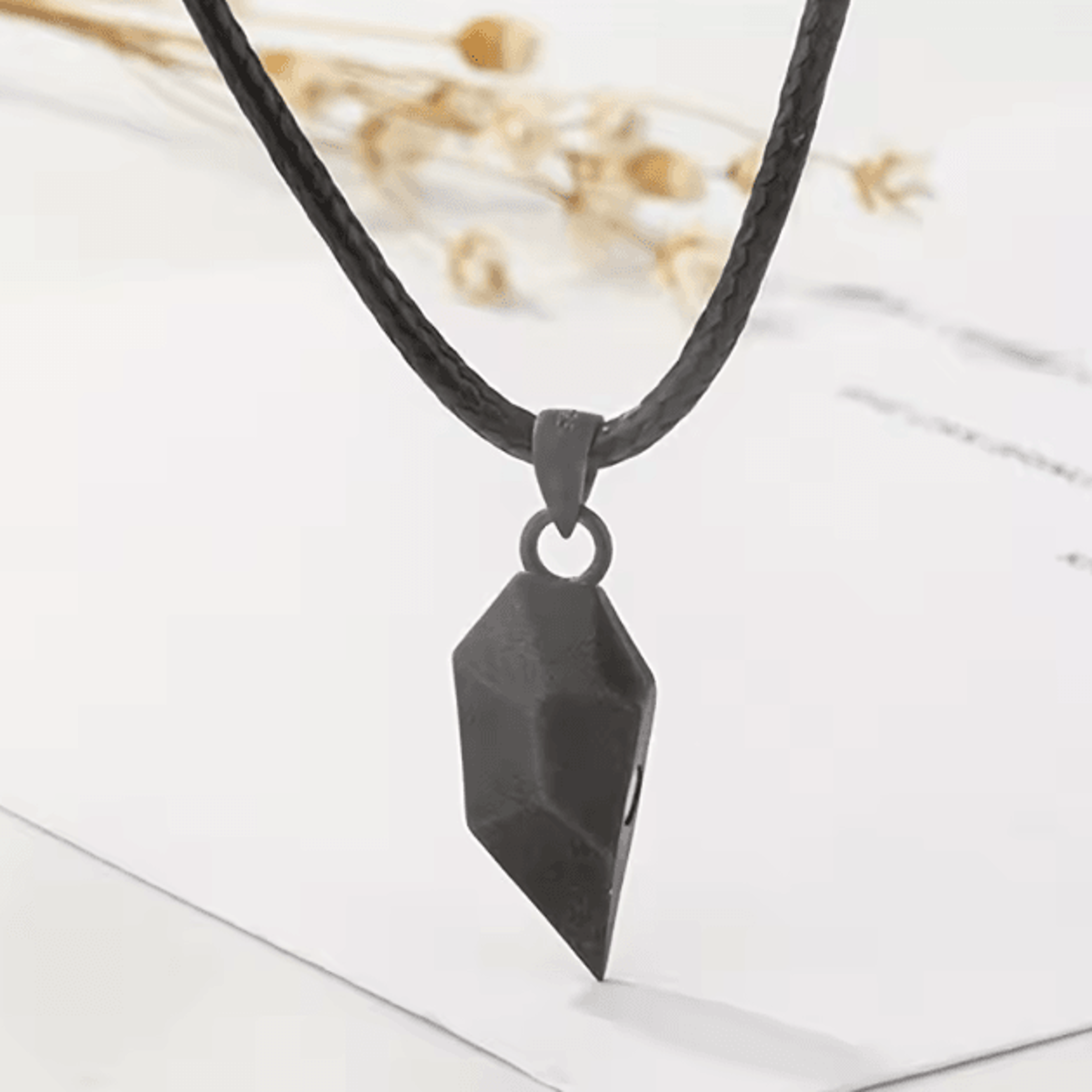HeartbeatUnion Magnetic Couple Pendant Necklace  Electrocardiogram Heart Jewelry Set For Valentines 1