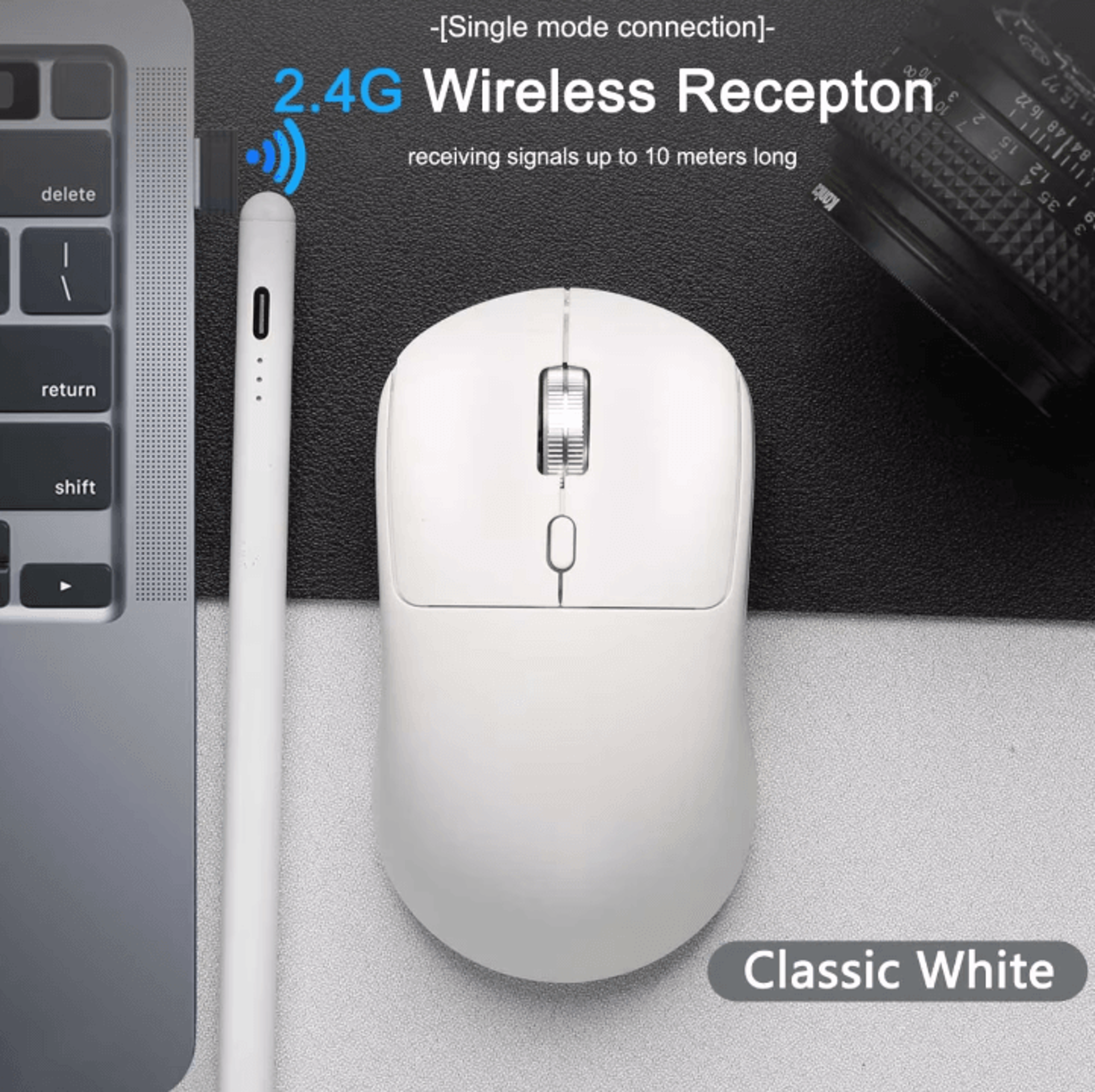 ZenithPro 24G USB Wireless Mouse  Adjustable DPI Optical For PC Laptop  Desktop 1