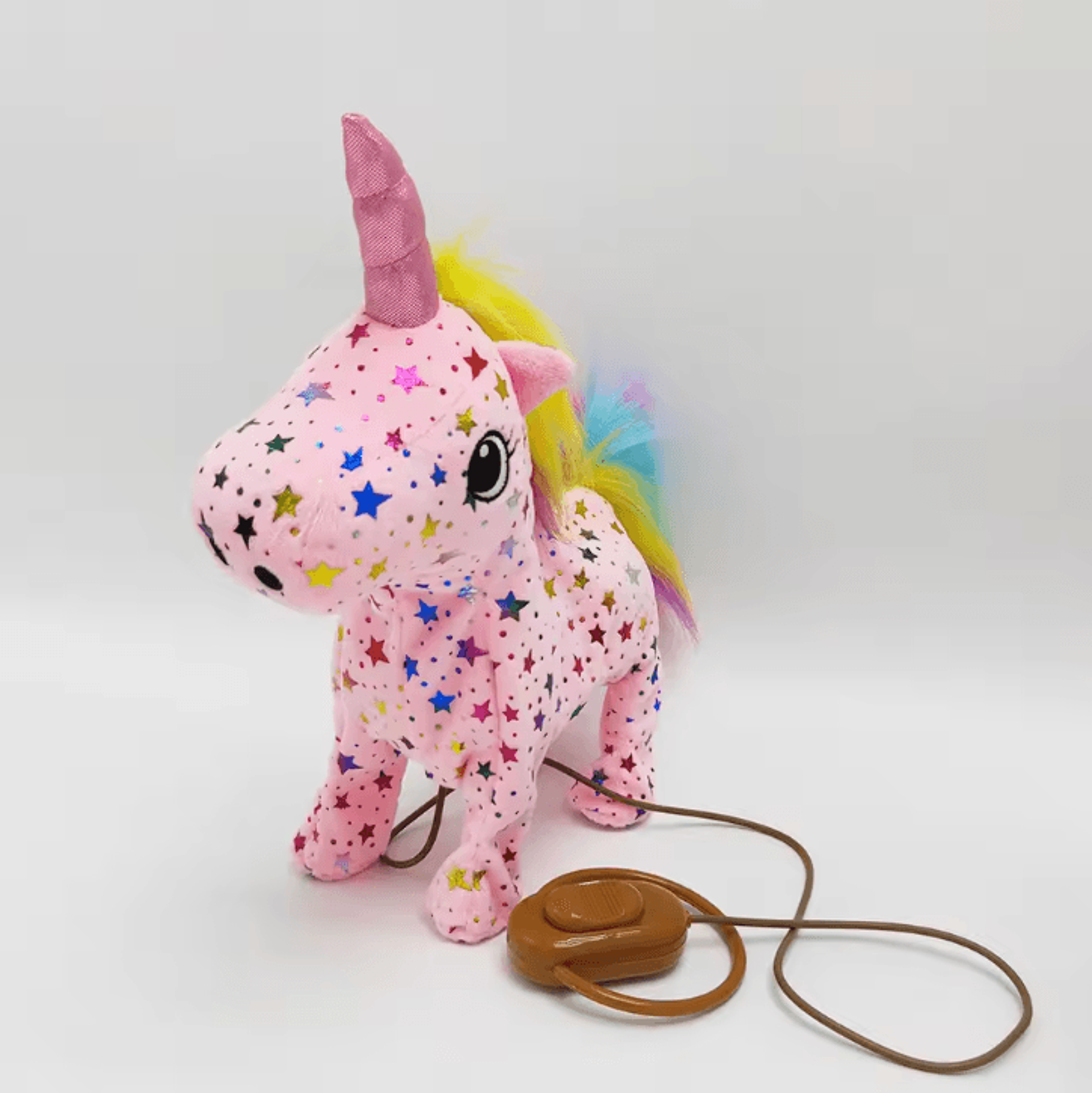 Cute Plush Electric Walking Talking Unicorn Alpaca Musical Toy For Kids 35cm 9