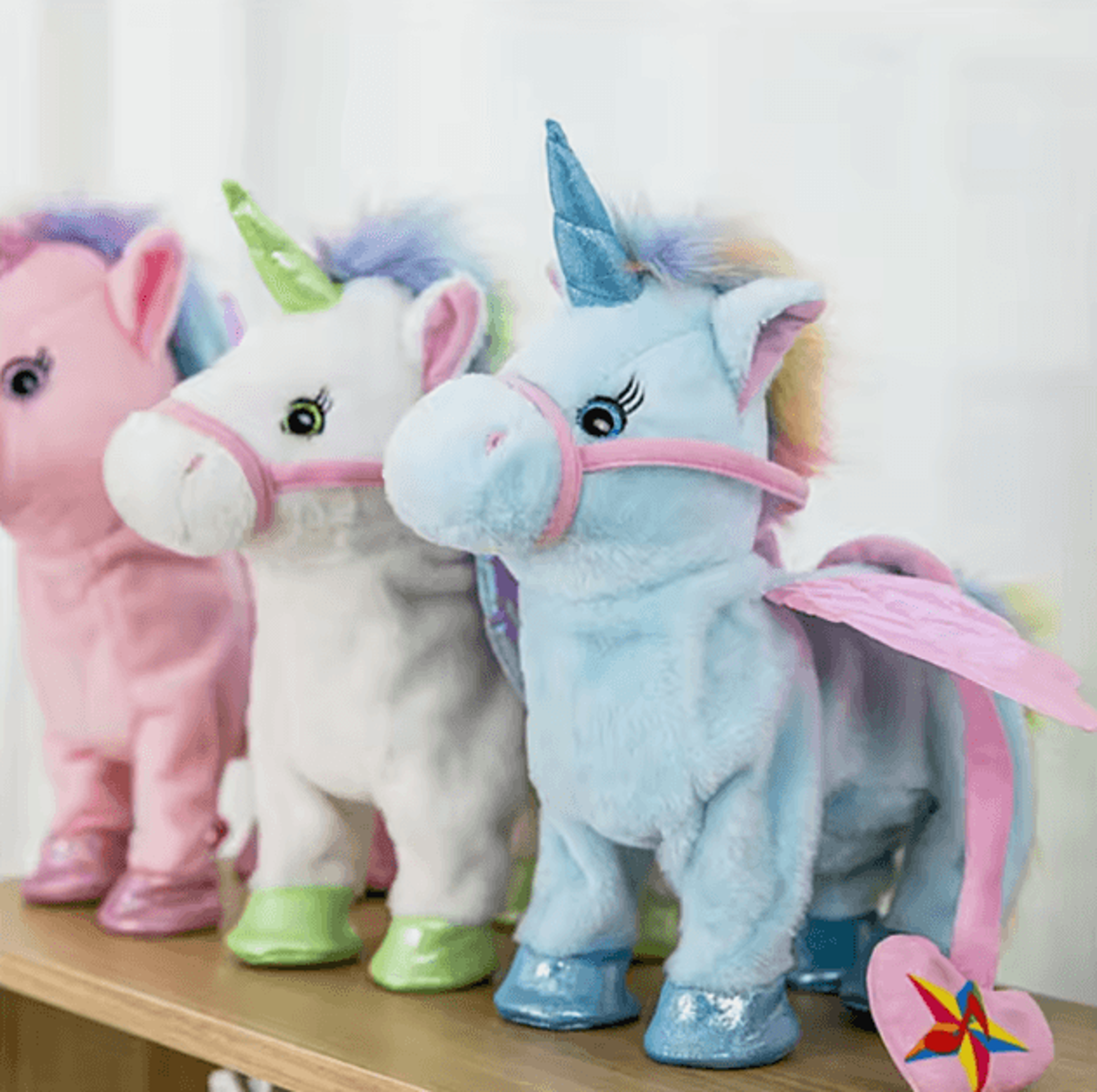 Cute Plush Electric Walking Talking Unicorn Alpaca Musical Toy For Kids 35cm 1