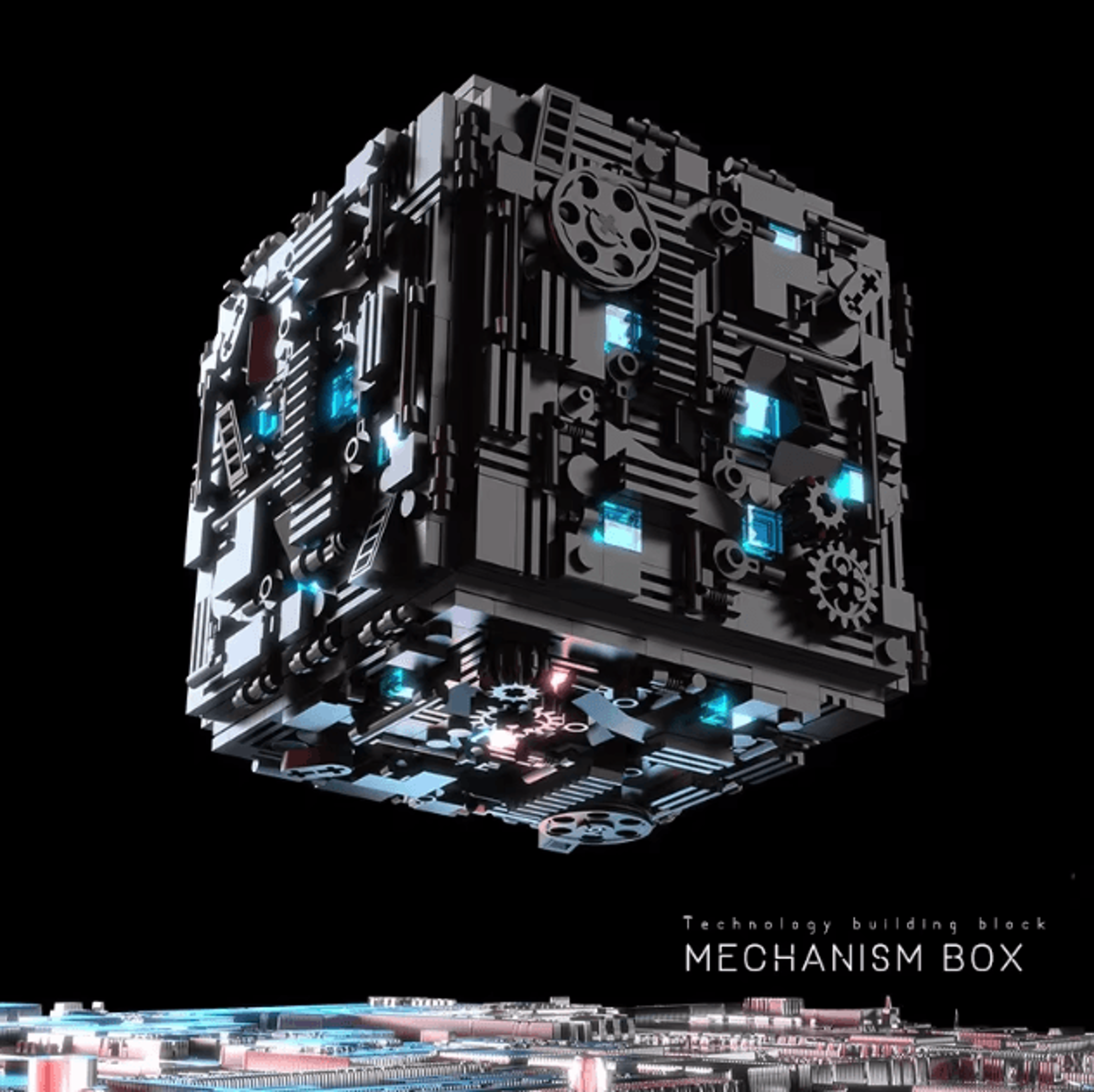 Mechanism Decryption Building Block Puzzle Toy High Difficulty Assembly Challenge 0