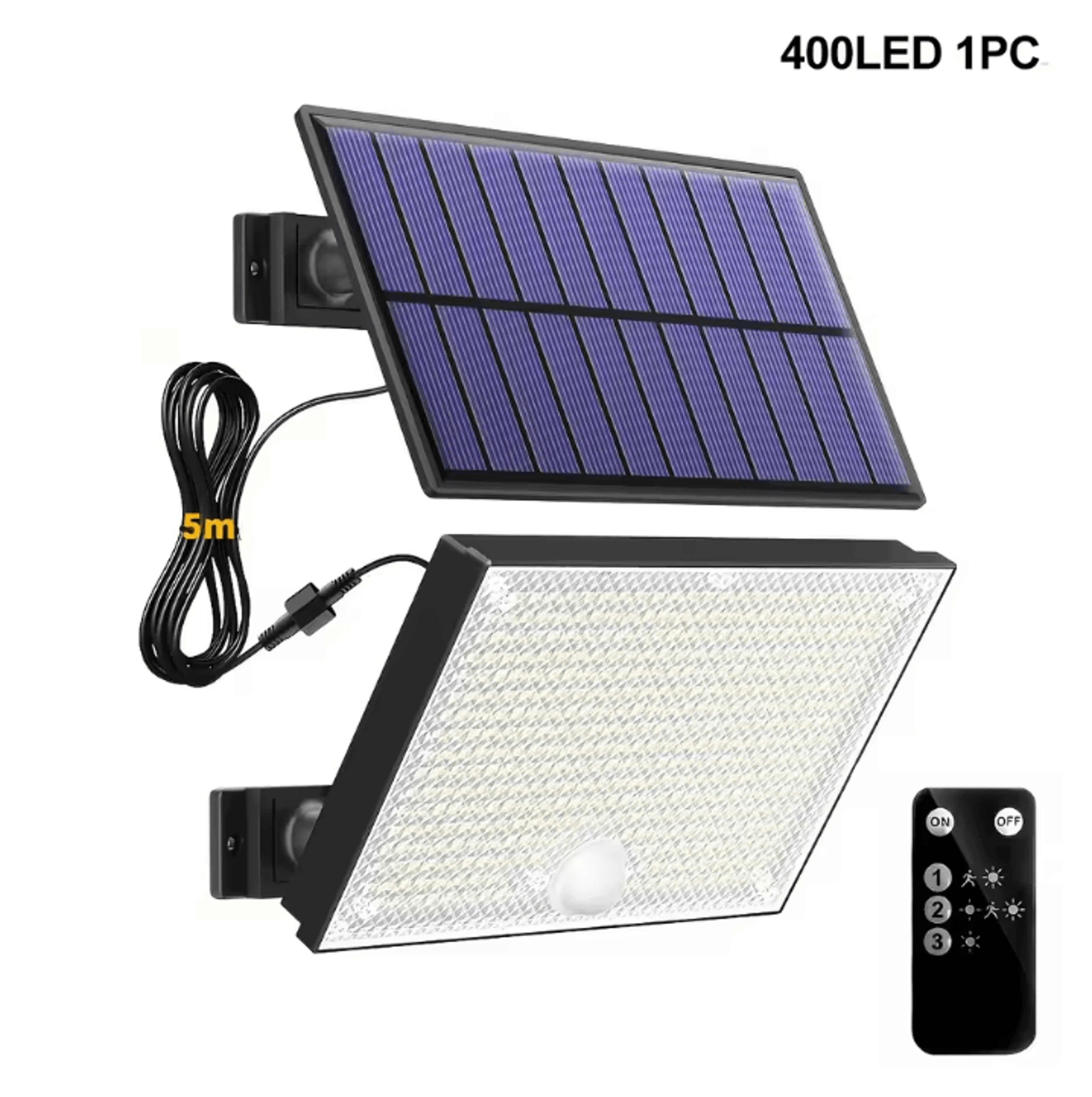 Solar Outdoor Motion Sensor Security Lights With Waterproof Flood Design 11