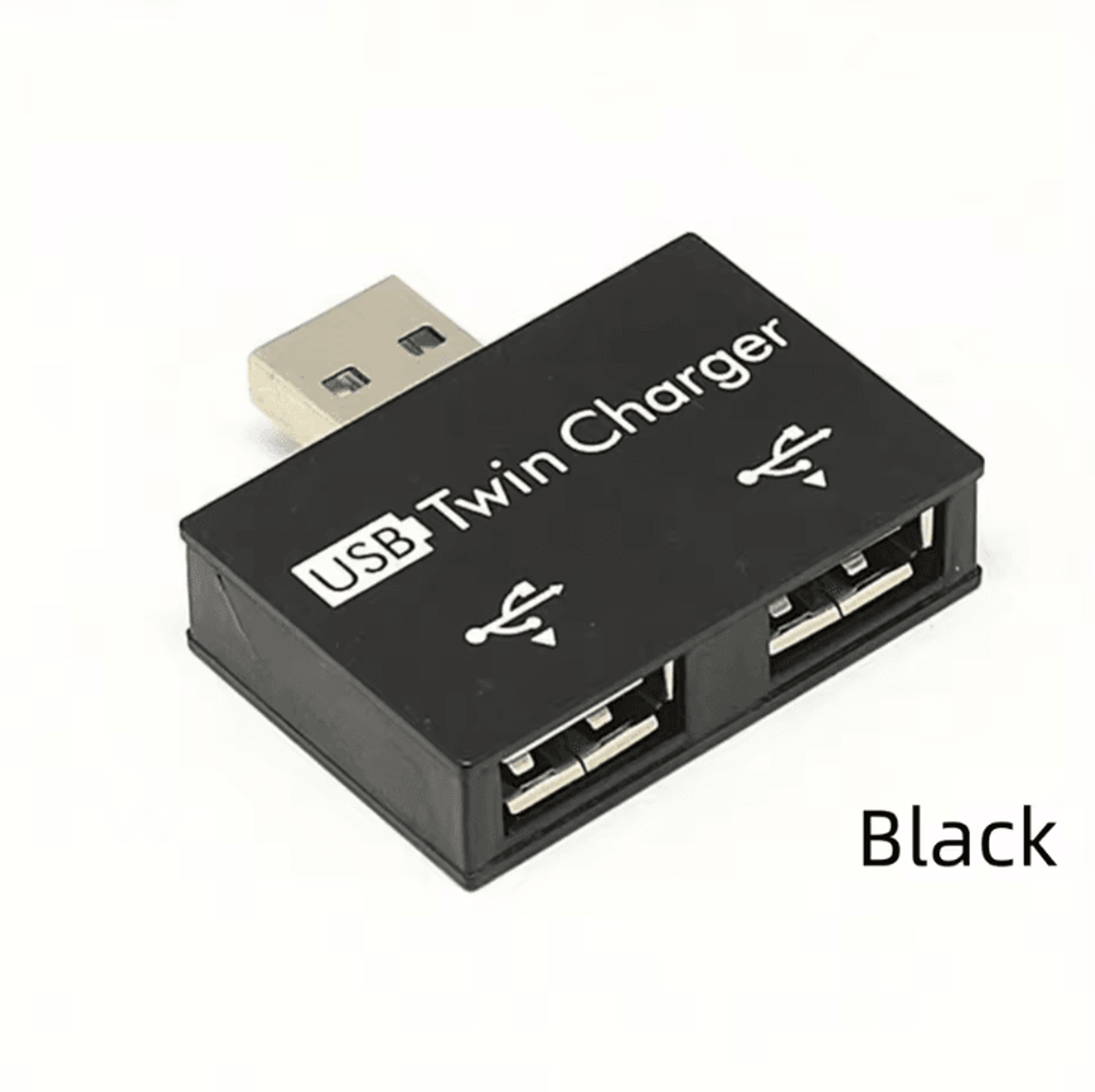 USB Adapter Extender Mini Splitter Box 1 To 2 Ports High Speed Female USB 20 6