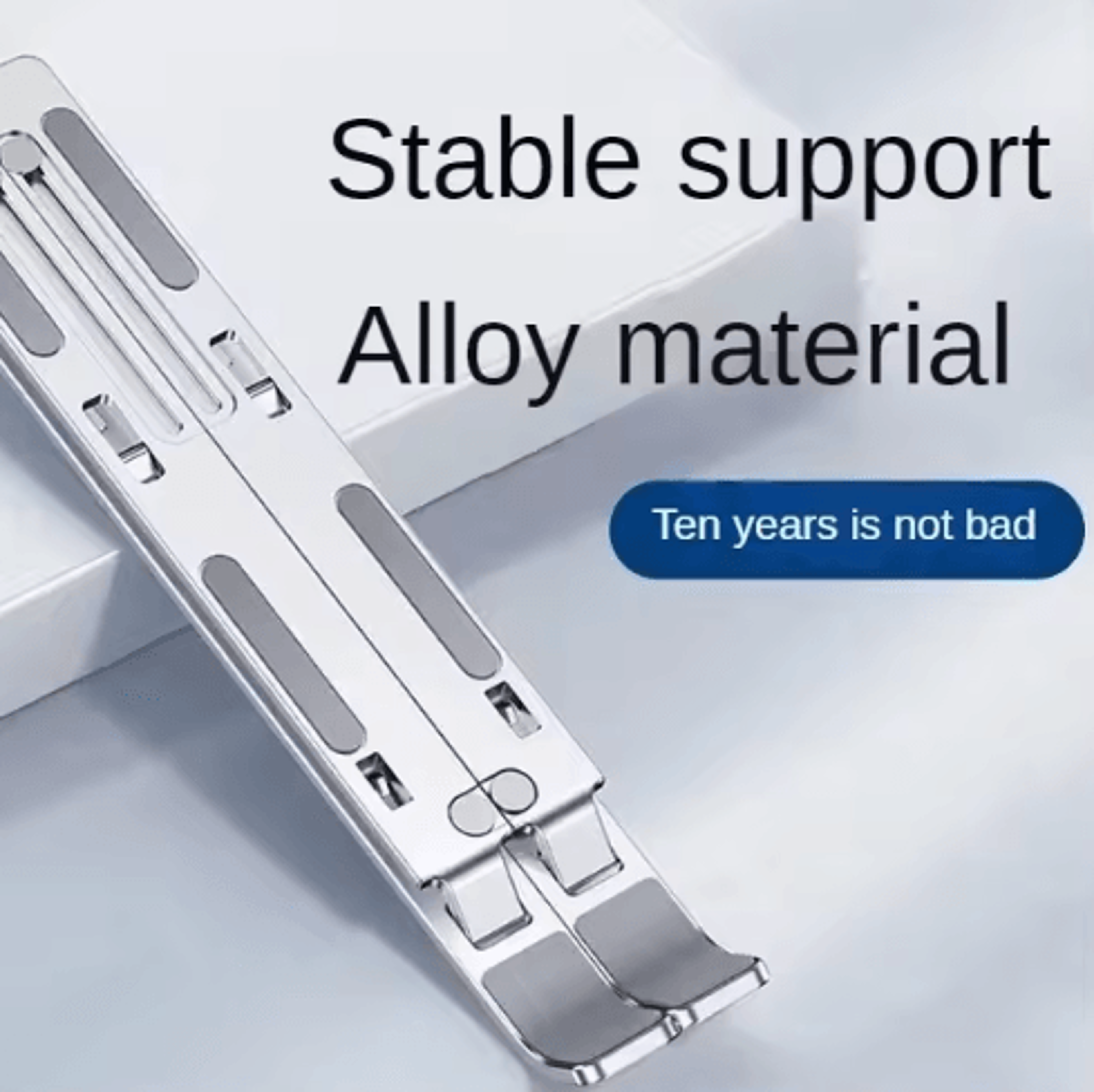 Aluminum Alloy Adjustable Portable Laptop Holder NonSlip Stand For Notebooks And Computers 1