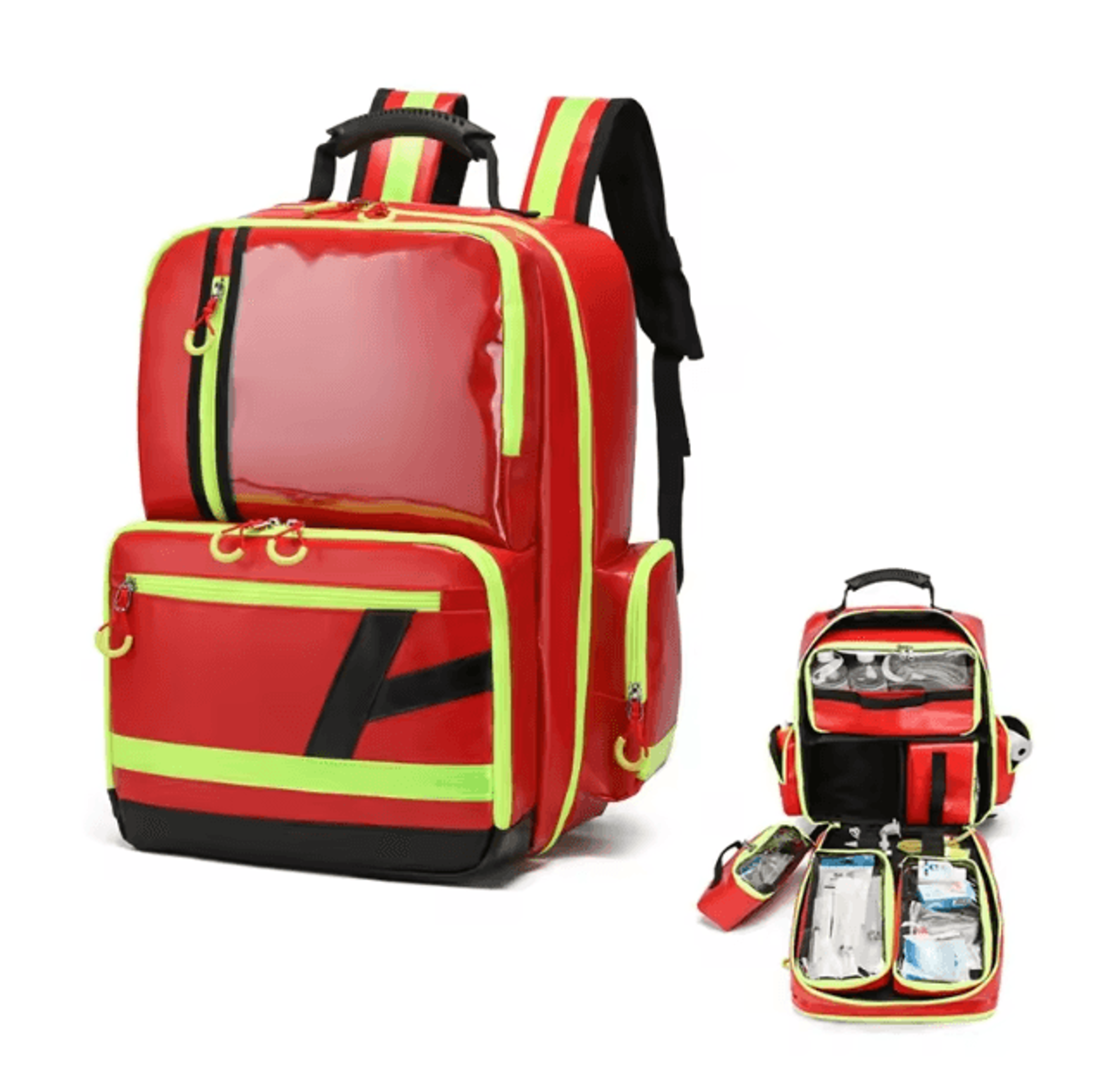 Large Capacity Emergency Rescue Backpack  Complete Outdoor First Aid  Survival Medical Kit 0