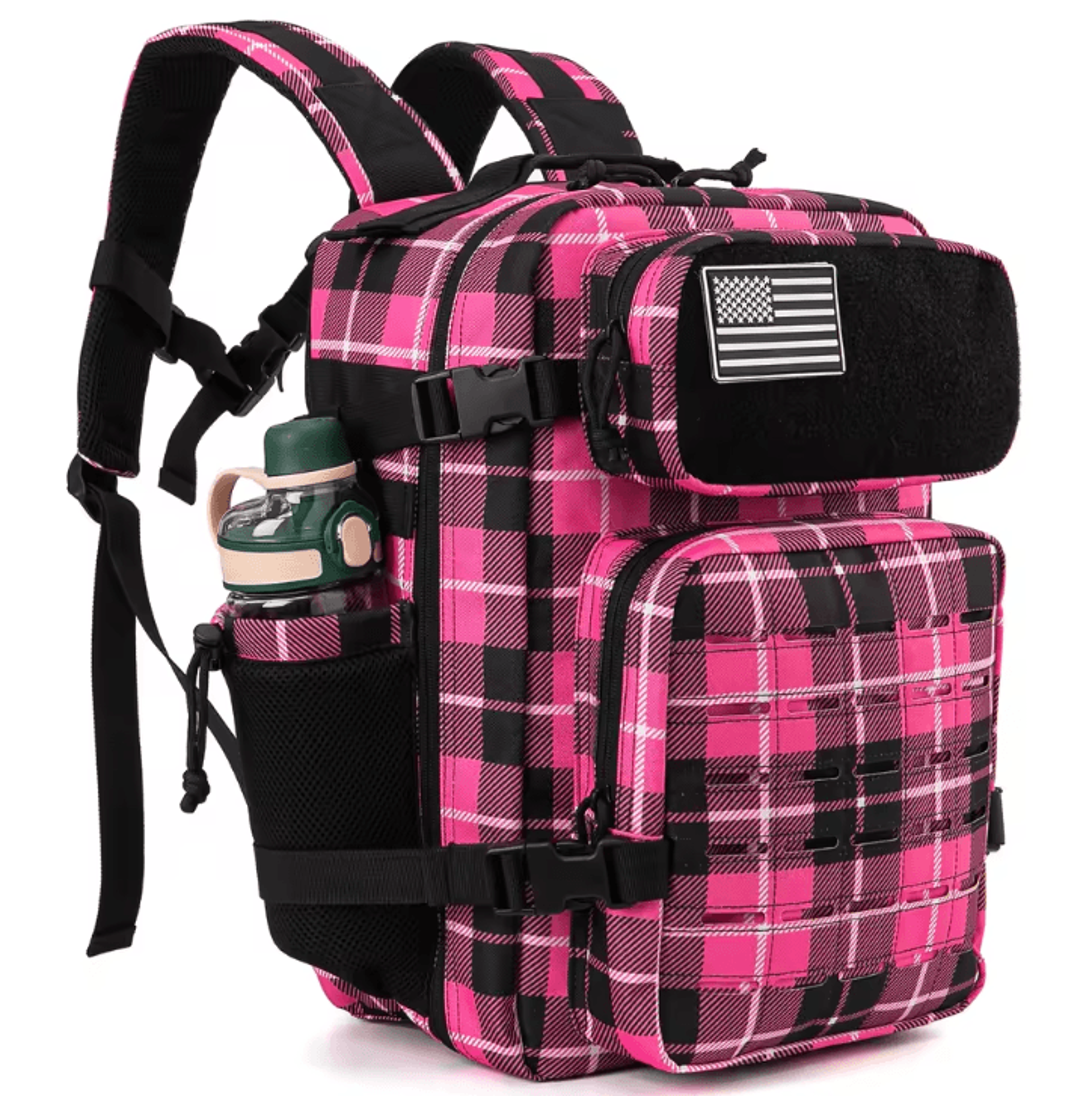 25L Tactical Backpack  MOLLE Outdoor Survival  EDC Rucksack For Hiking Fitness  Travel 12